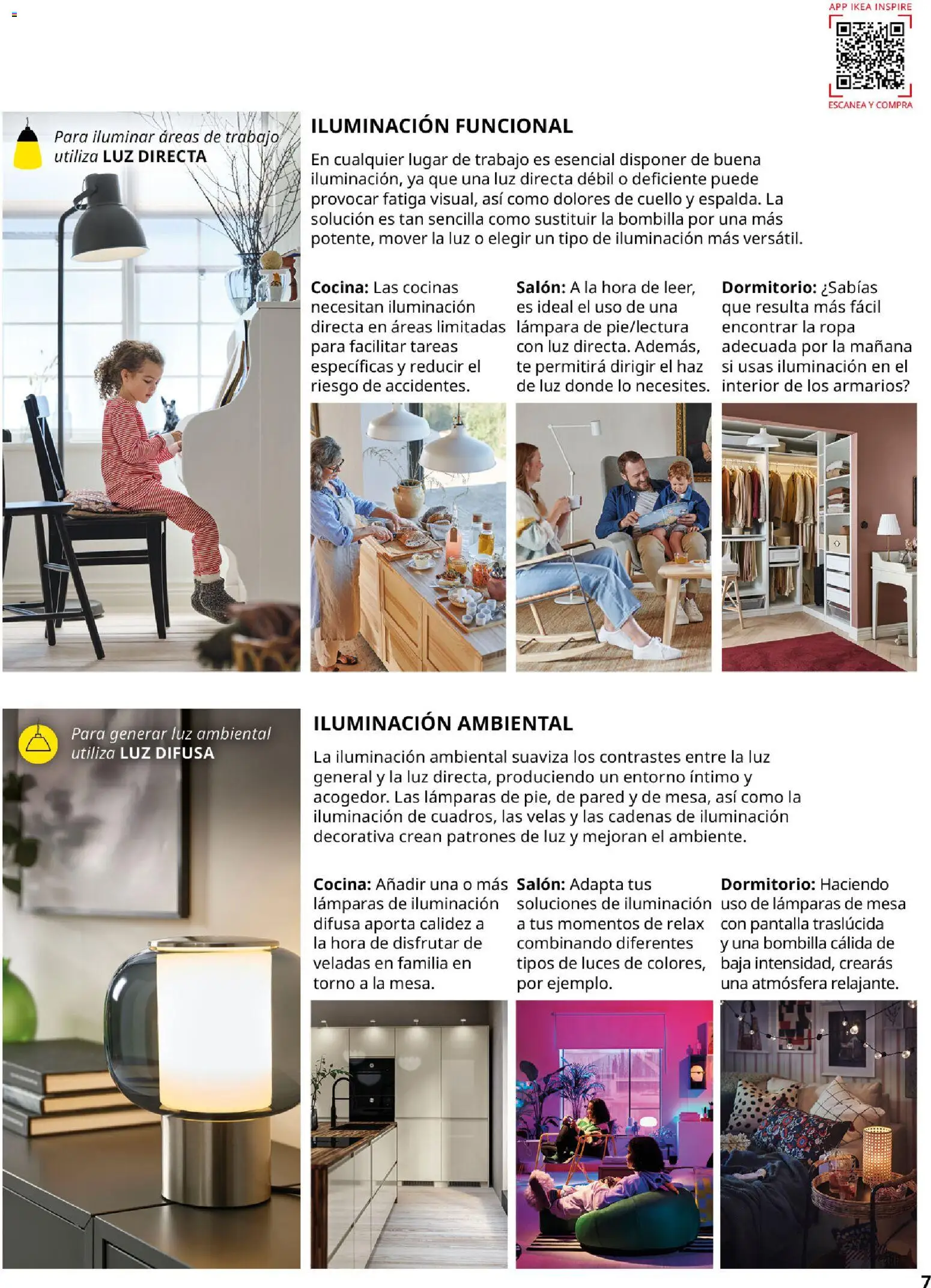 Catálogo IKEA Iluminación y hogar inteligente │ válido desde el 06.03.2026 | Página: 7 | Productos: Cocina, Mesa, Βραχιόλι, Lámpara