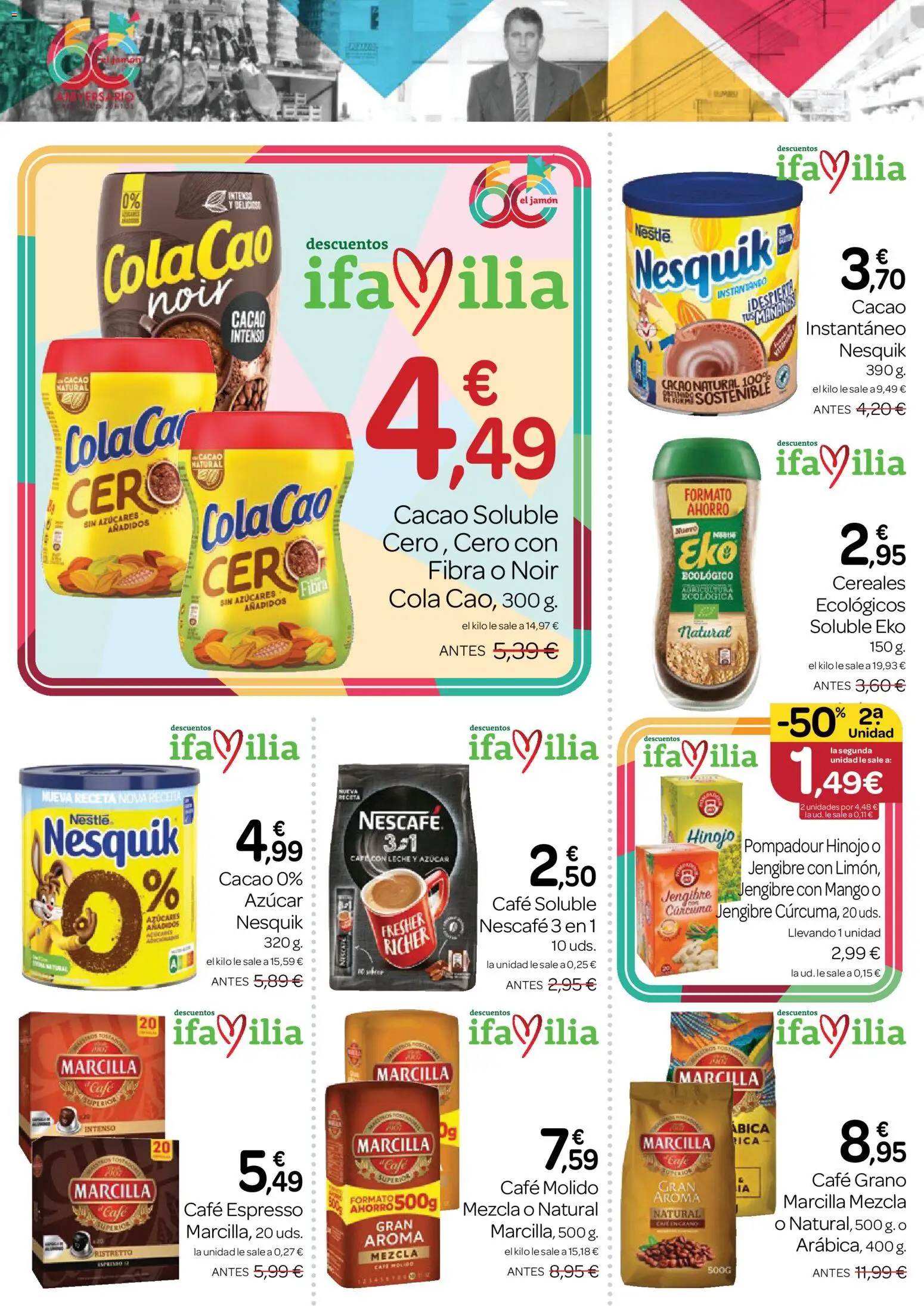 Supermercados El Jamón folleto │ válido desde el 27/08/2026 | Página: 20 | Productos: Leche, Jamón, Mango, Cacao