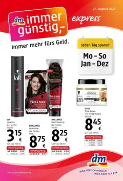 dm drogerie markt Flugblatt  / 2026 ab 27.08.2026 gültig