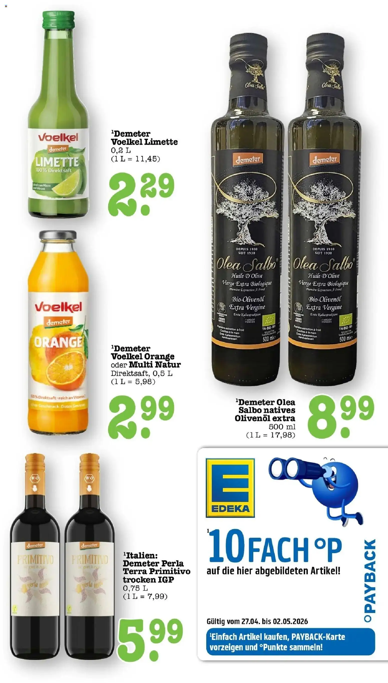 Edeka prospekt Offenbach	 – gültig ab 27.04.2026 | Seite: 59 | Produkte: Mixer, Olivenol, Limette, Ente