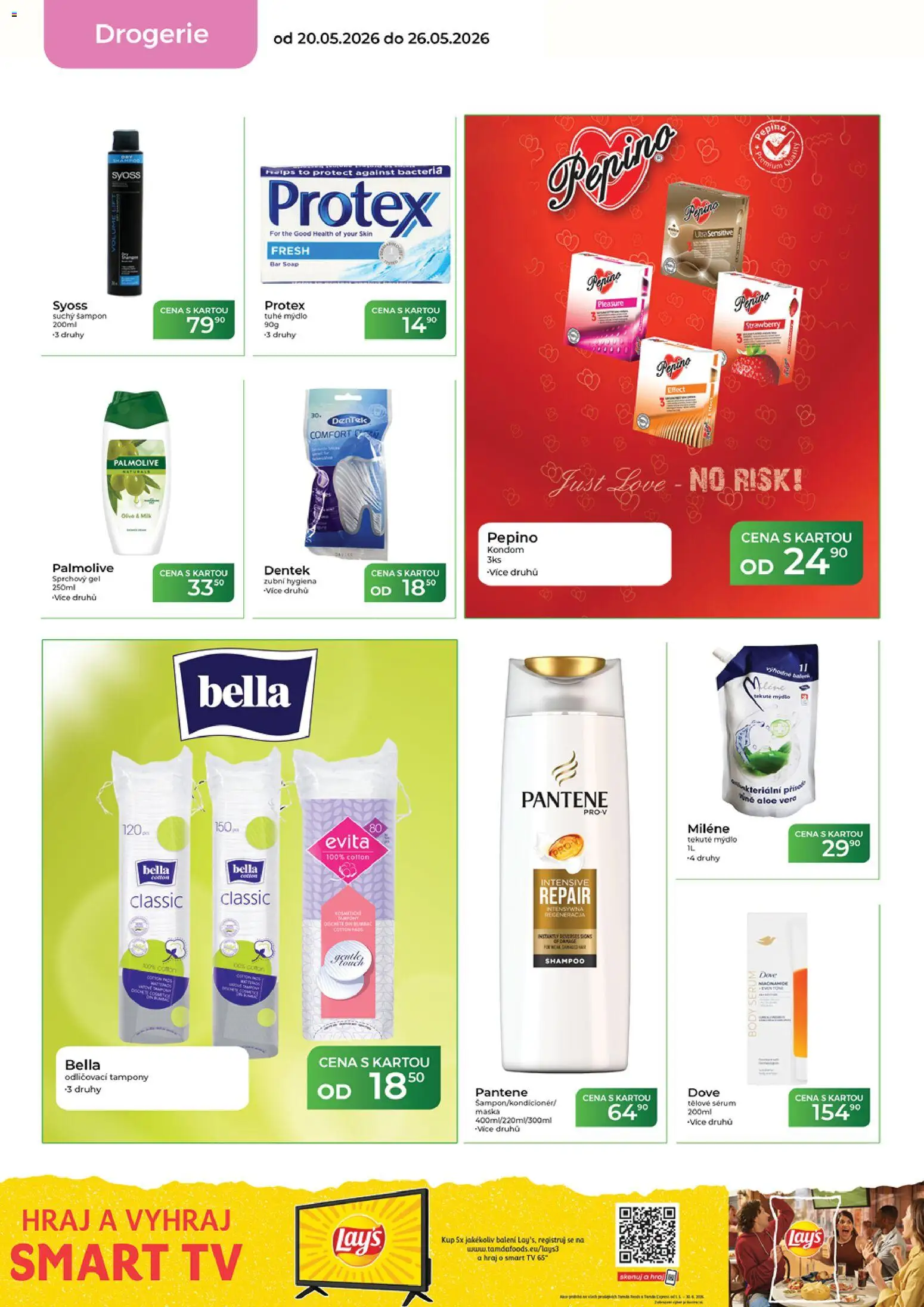 Tamda Foods leták od 20.05.2026 | Strana: 58 | Produkty: Sprchový gel, Drogerie, Tampony, Maska
