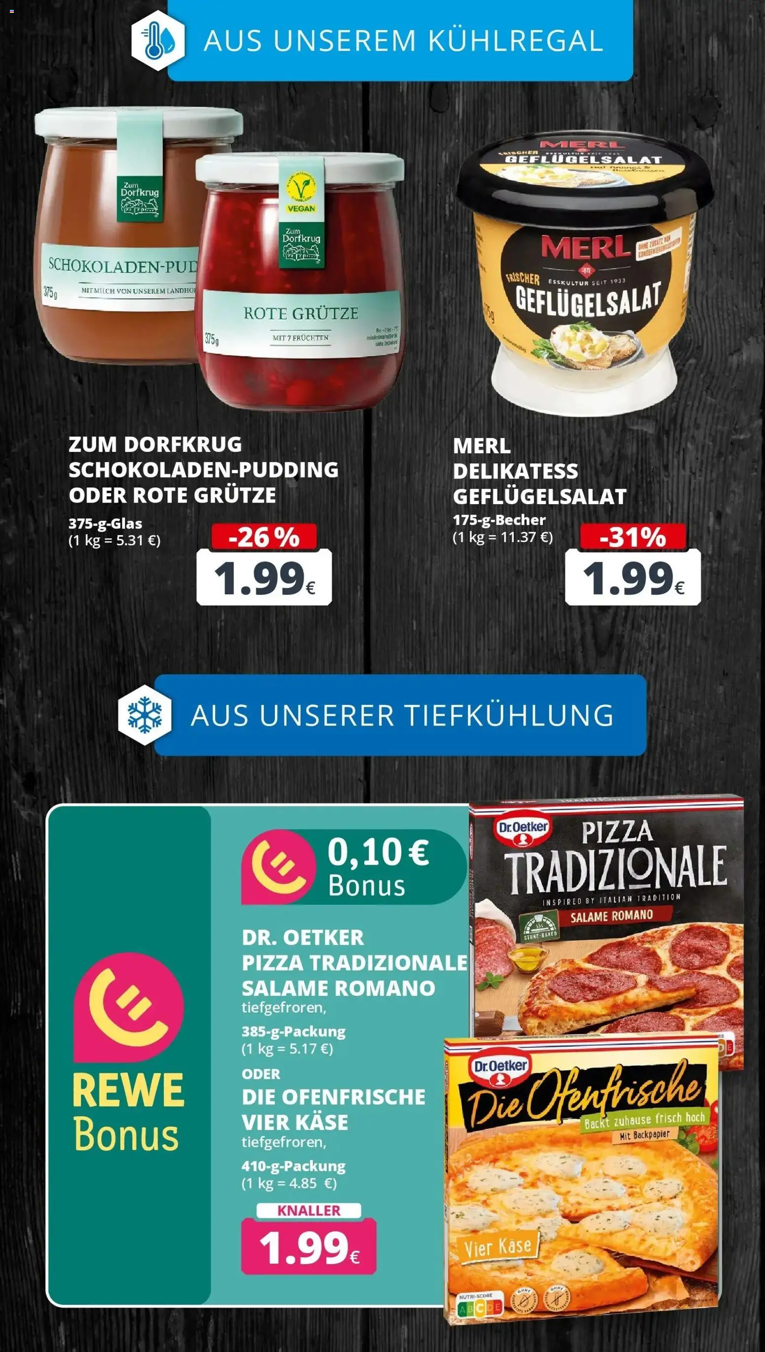 REWE Prospekt ab 07.09.2026 zum Blättern » Angebote | Seite: 22 | Produkte: Milch, Käse, Ofenfrische, Pizza