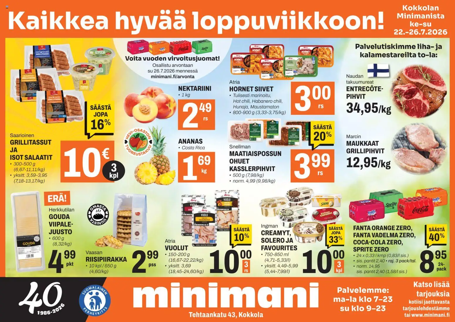 Minimani Tarjoukset - Kokkola 22/07/2026 alkaen catalogue cover
