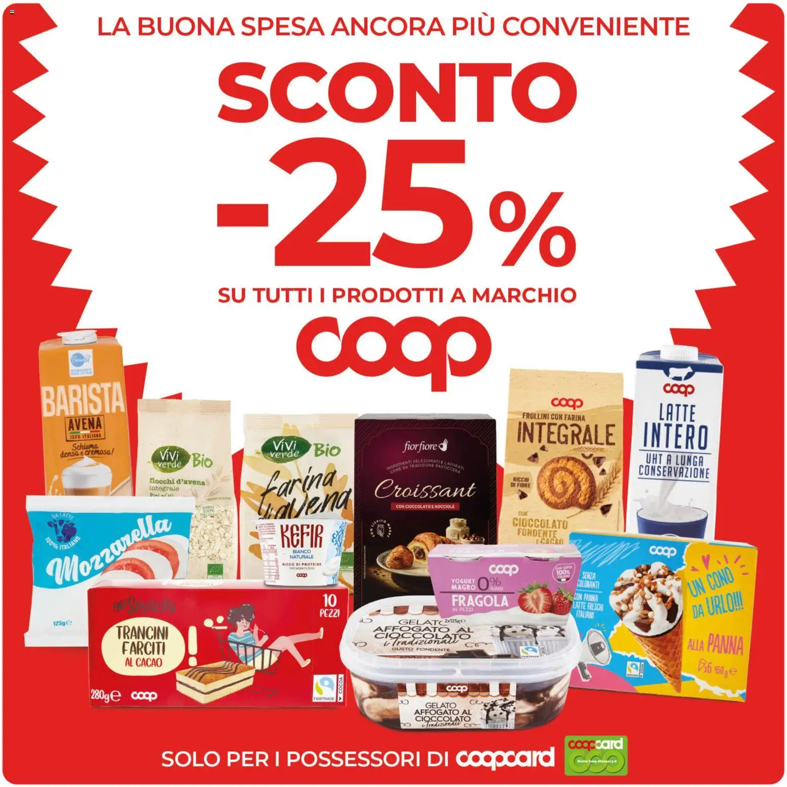 Volantino COOP del 30/07/2026 | Pagina: 9 | Prodotti: Cioccolato, Panna, Farina, Cacao