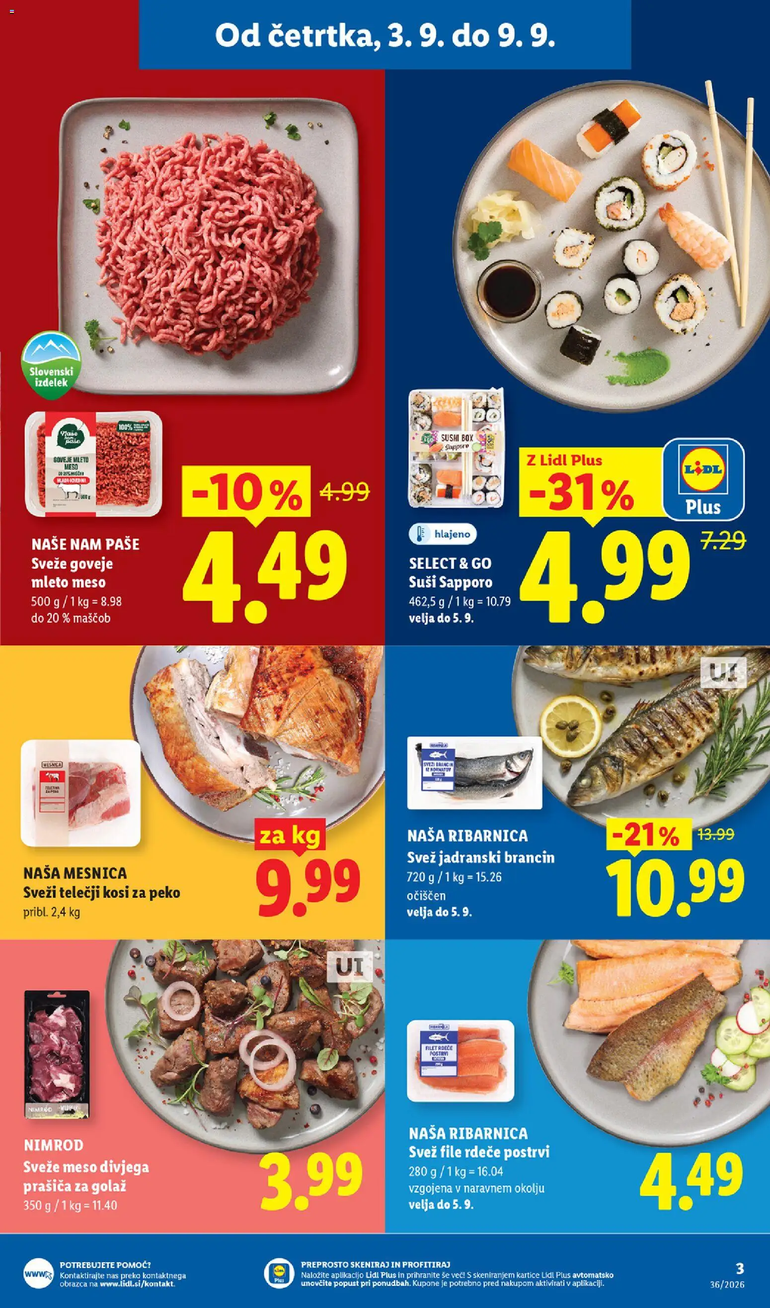 Novi Lidl katalog ponudbe – veljaven od 03.09.2026 | Stran: 3