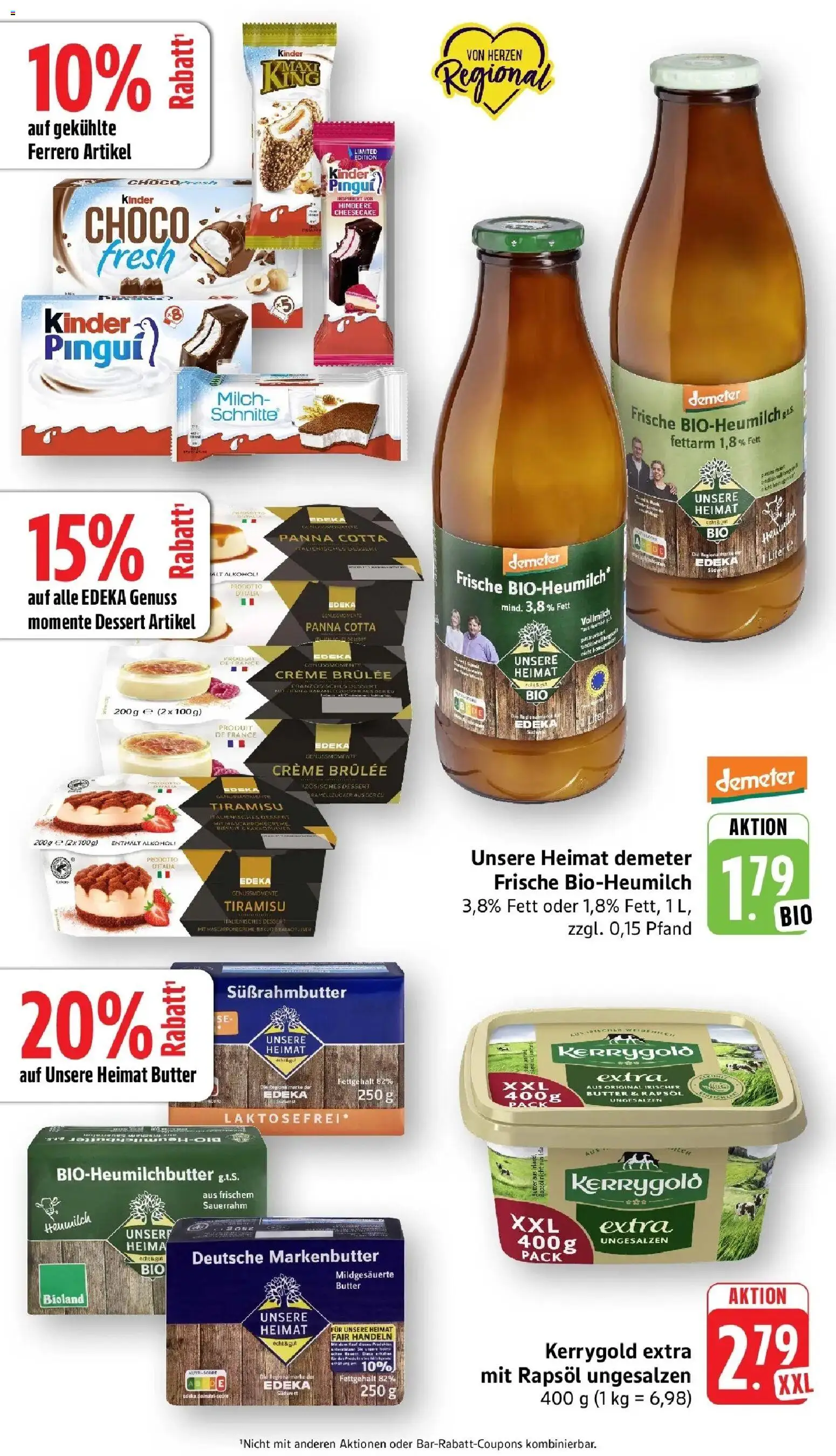 nah & gut Prospekt Birkendorf – gültig ab 03.08.2026 | Seite: 4 | Produkte: Milch, Butter, Rapsöl, Sauerrahm