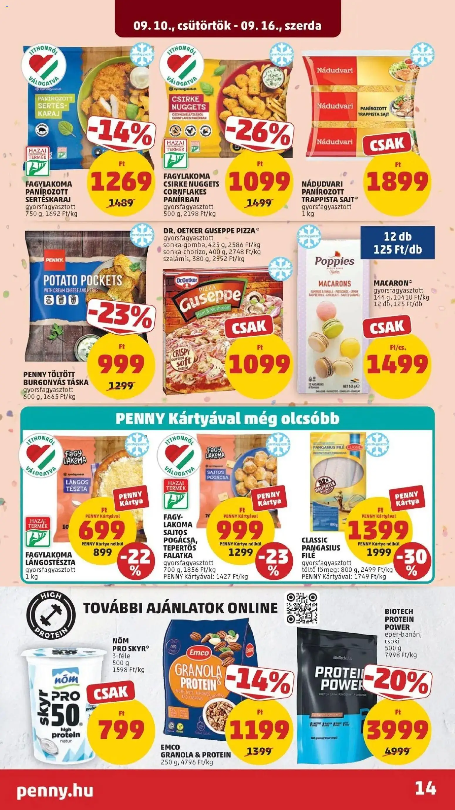 PENNY aktuális akciós újság: 2026.09.10.-tól lapozható | Oldal: 14