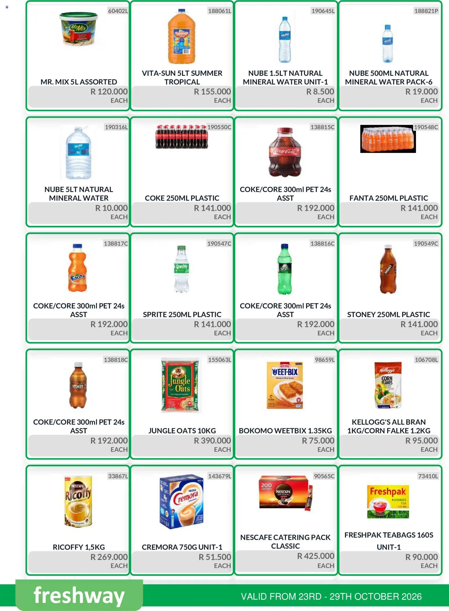 New KIT KAT Cash & Carry catalogue – valid from 23/10/2026 | Page: 2 | Products: Oats, Mineral water, Stoney, Water