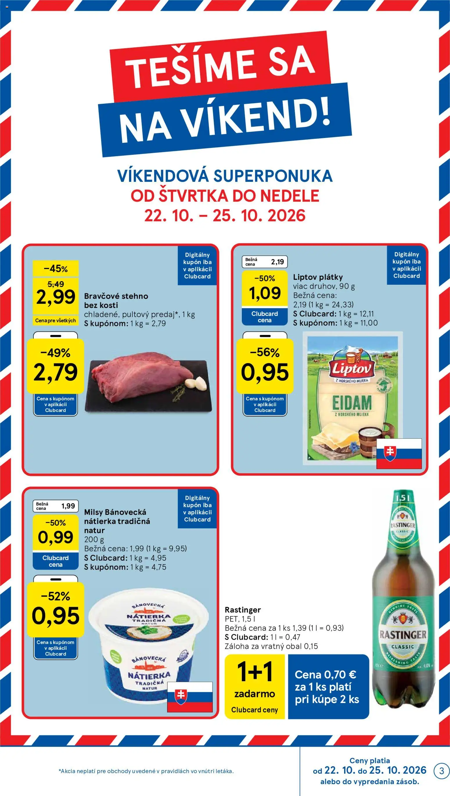 Nové Tesco akcie – leták je platný od 21.10.2026 | Strana: 3