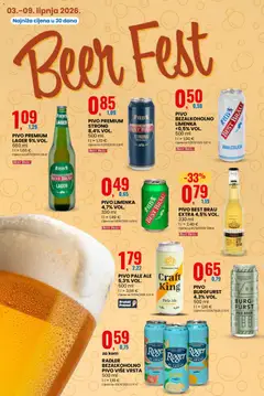 Eurospin Katalog - Pregled kataloga iz trgovine Eurospin, vrijedi od 03.06.2026 | Stranica: 12 | Proizvodi: Radler, Pivo, Mango
