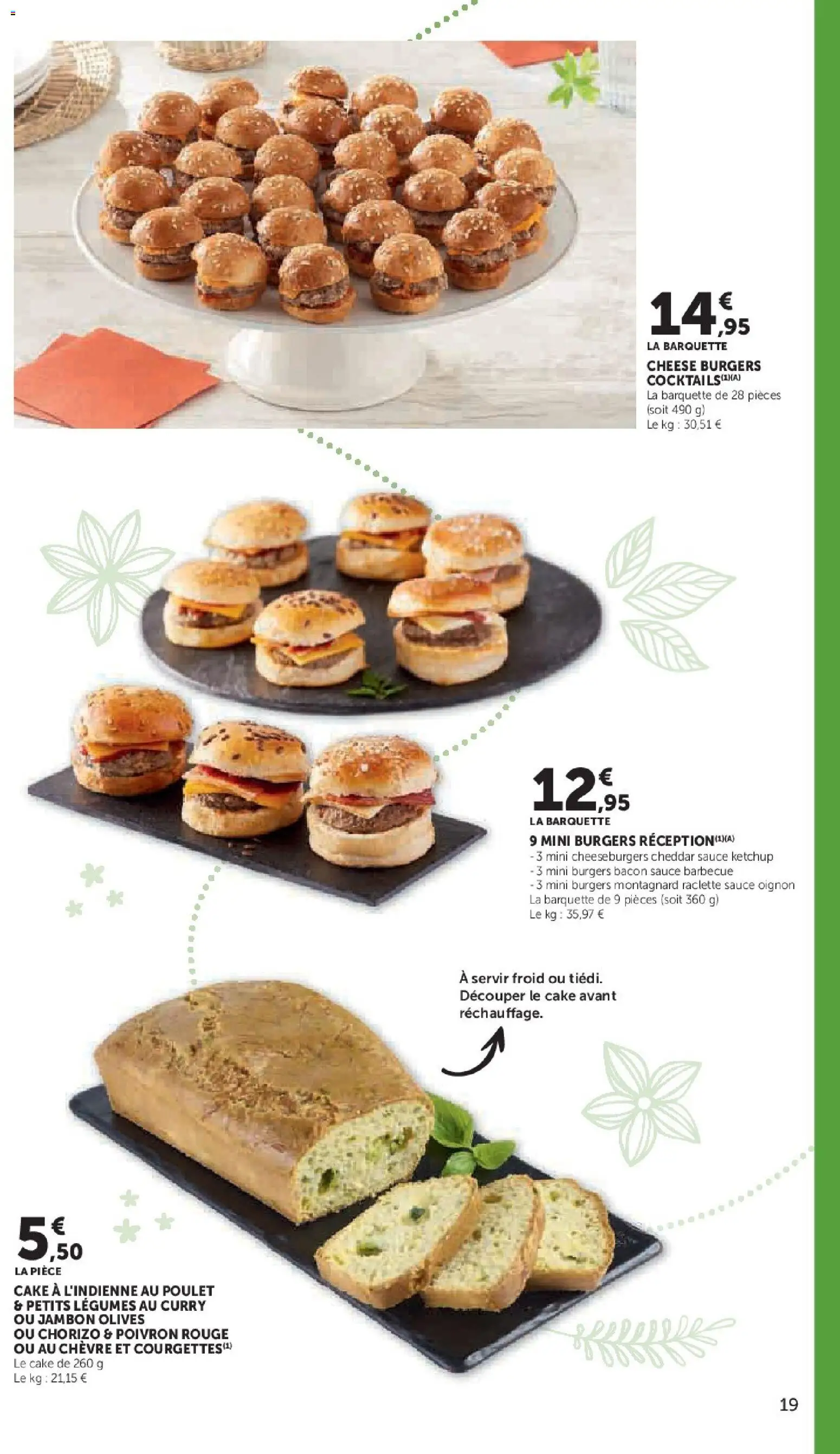 {H1} | Page: 19 | Produits: Barbecue, Poivron, Jambon, Cheddar