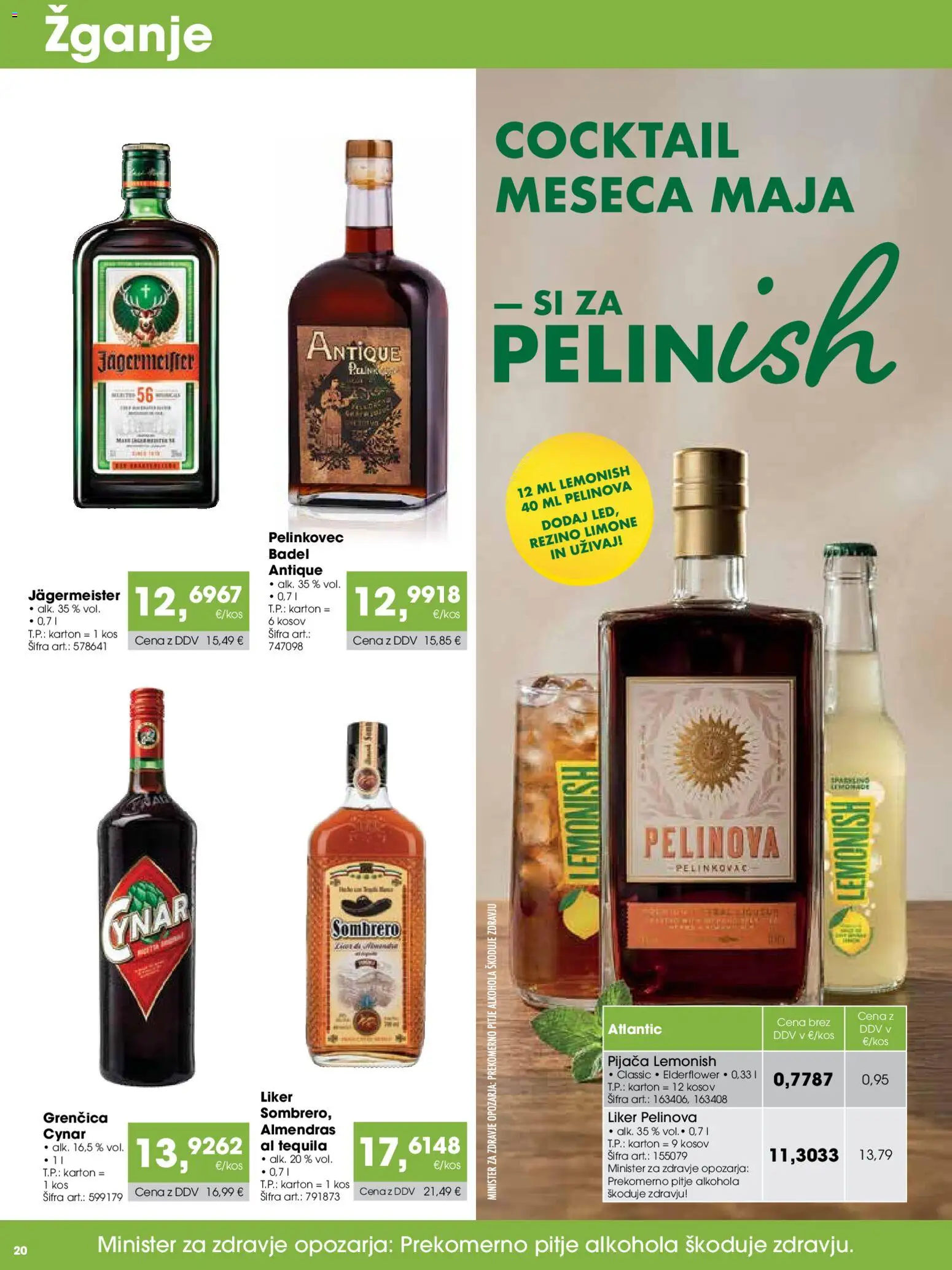 Novi Tuš katalog ponudbe – veljaven od 15.05.2026 | Stran: 20