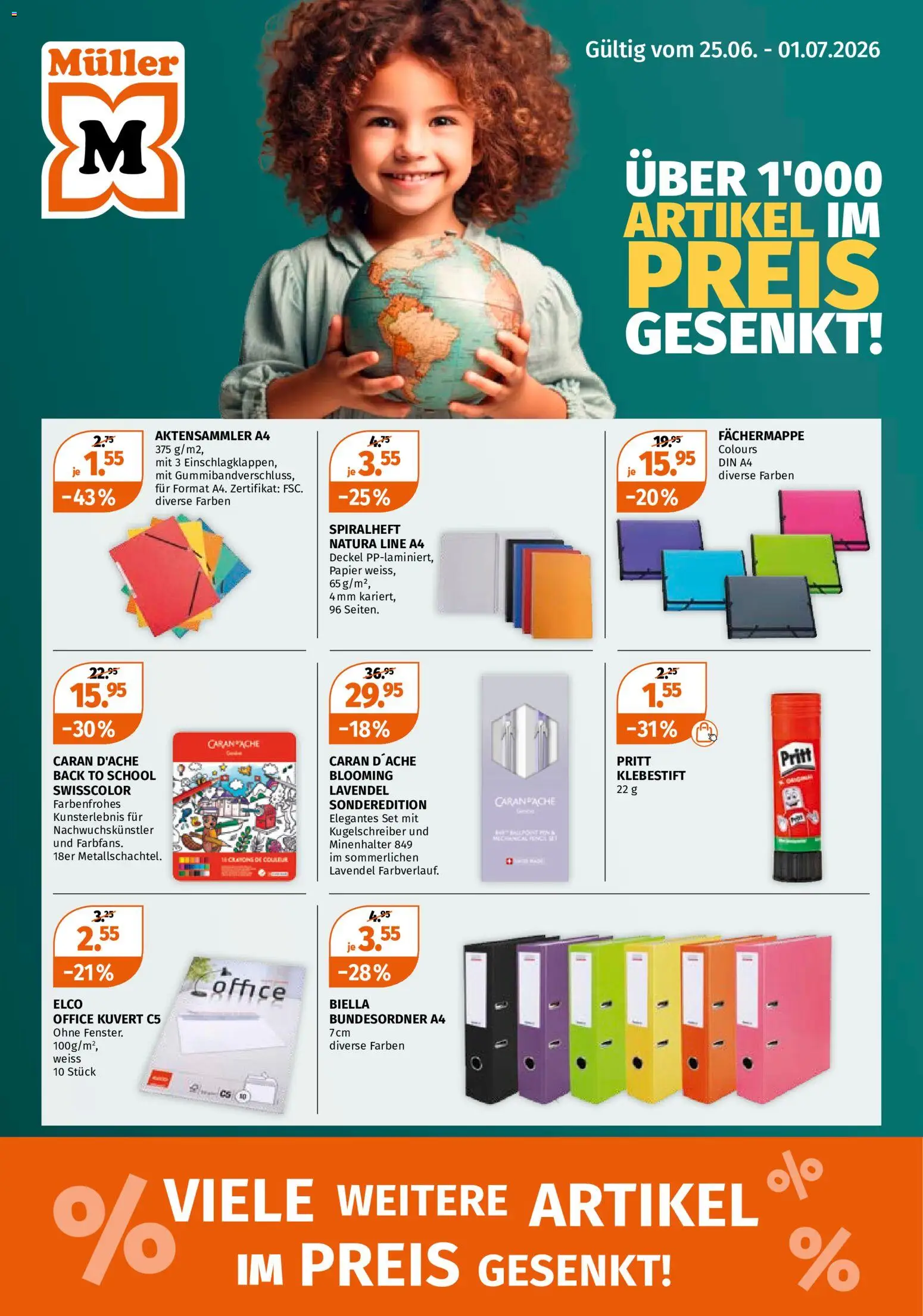 Müller Aktionen (25.06.2026 – 01.07.2026) – Prospekt