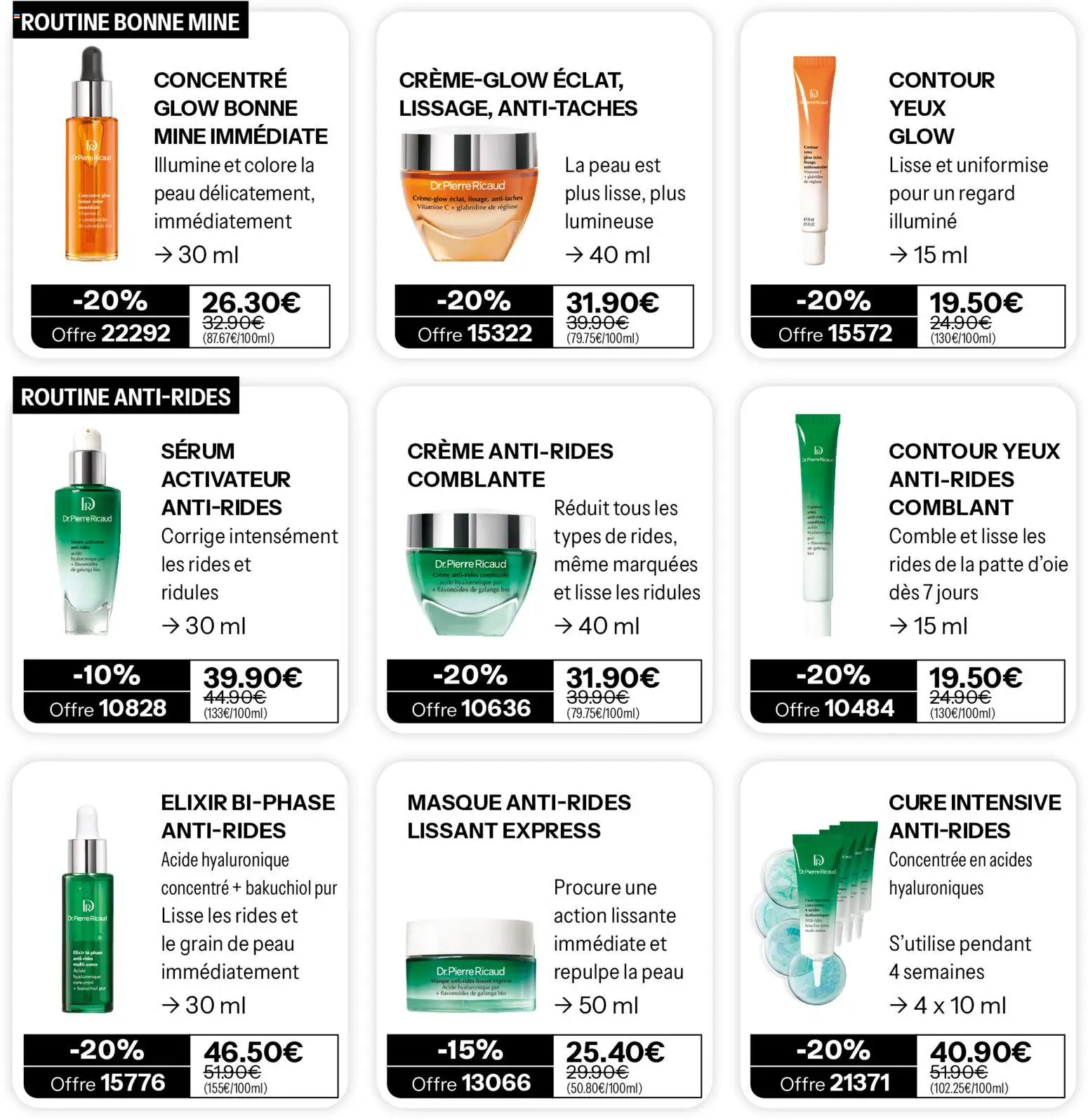 {H1} | Page: 30 | Produits: Serum, Masque, Acide hyaluronique, Crème