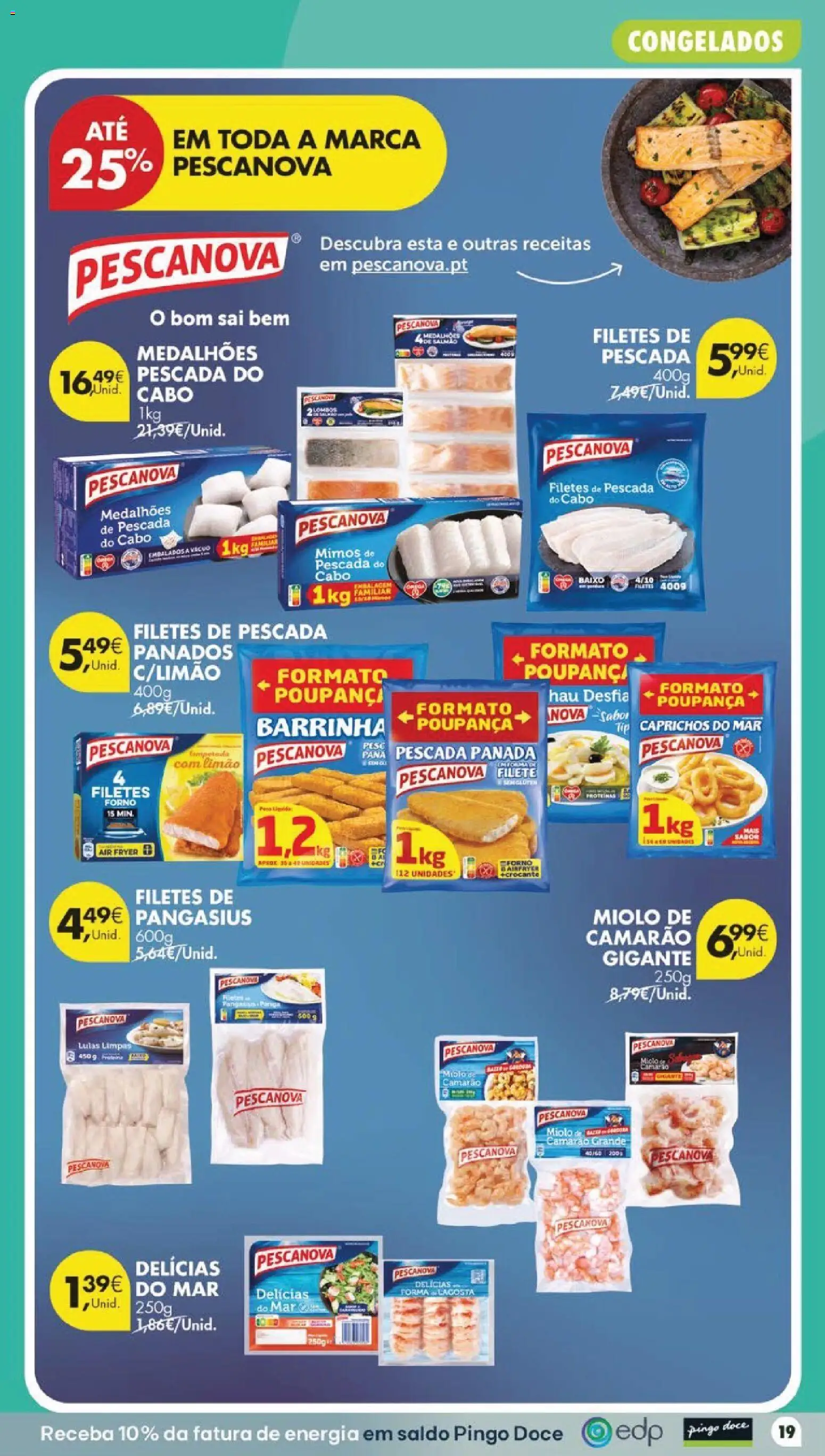 Pingo Doce Poupe Esta Semana Lojas Grandes │ válido de 22/09/2026 | Página: 19 | Produtos: Forno, Lulas, Camarão, Proteina