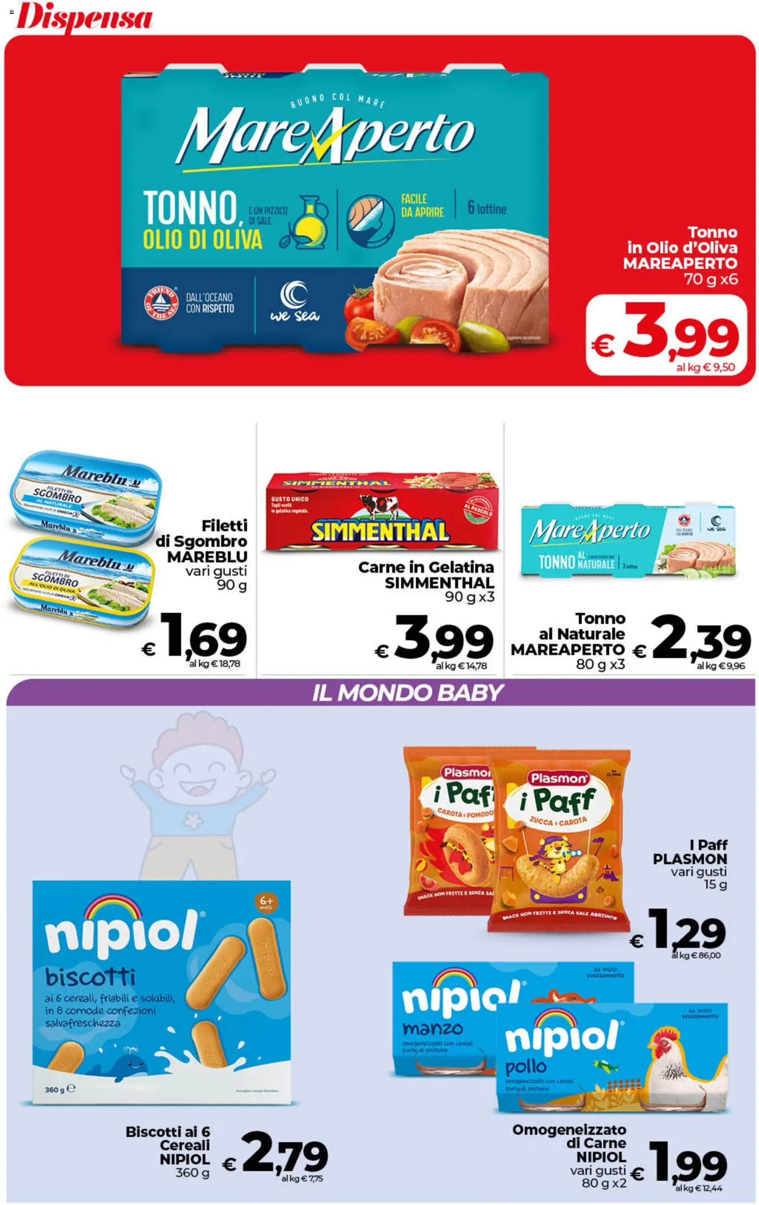 Volantino COOP del 07.04.2026 | Pagina: 29 | Prodotti: Manzo, Biscotti, Sale, Tonno