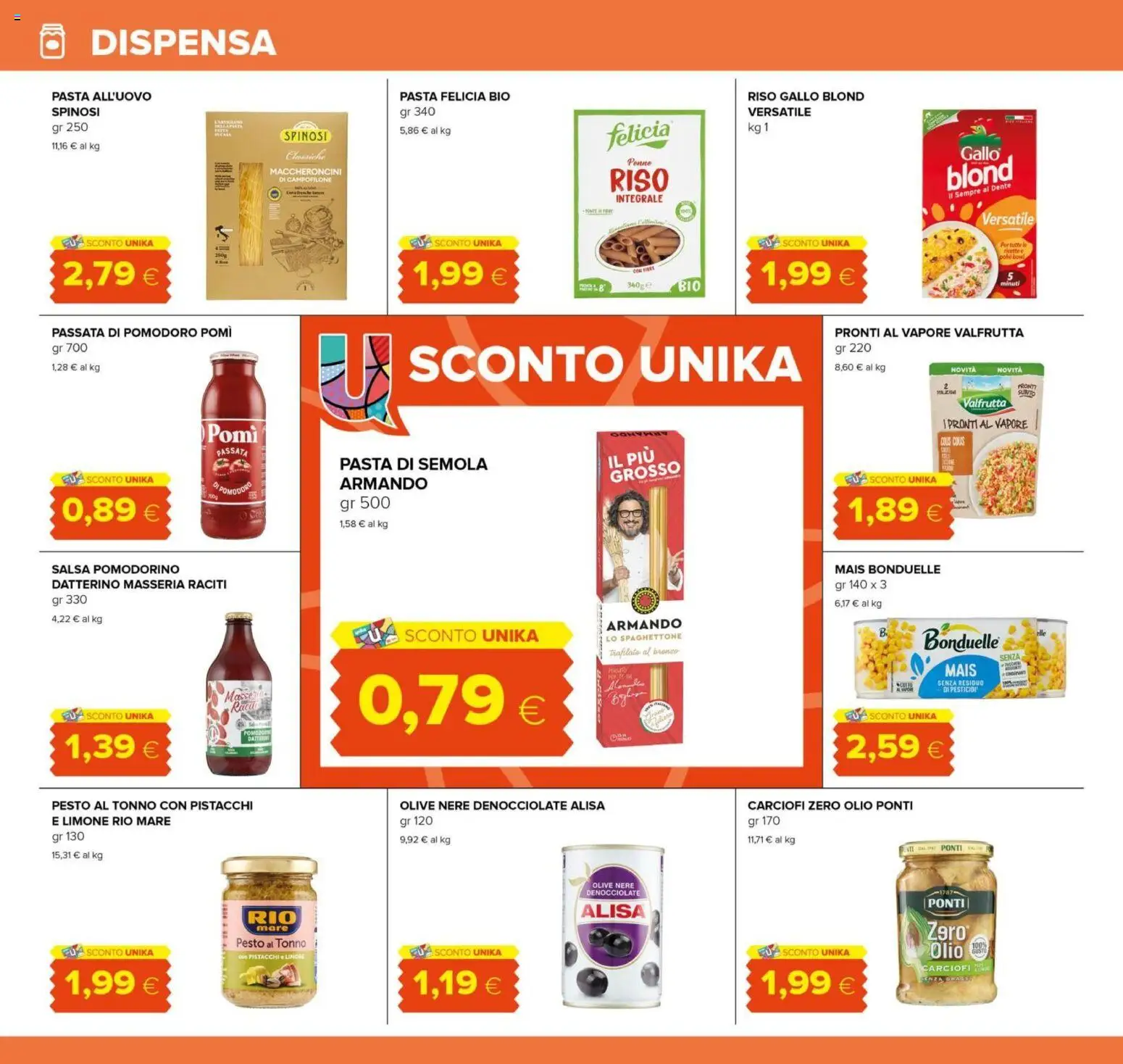 Volantino Oasi del 10/08/2026 | Pagina: 14 | Prodotti: Pomodoro, Limone, Olio, Olive