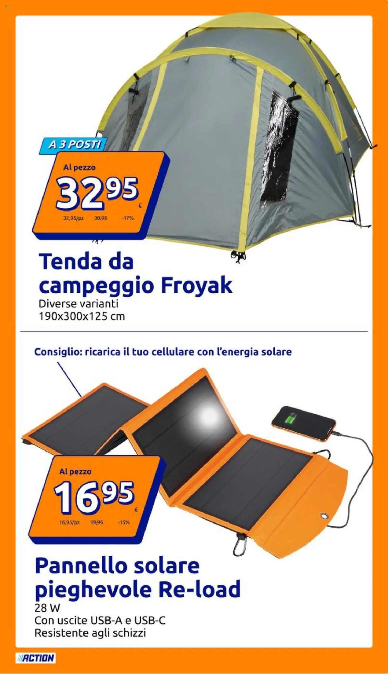 Volantino Action del 17.06.2026 | Pagina: 15 | Prodotti: Cellulare, Tenda