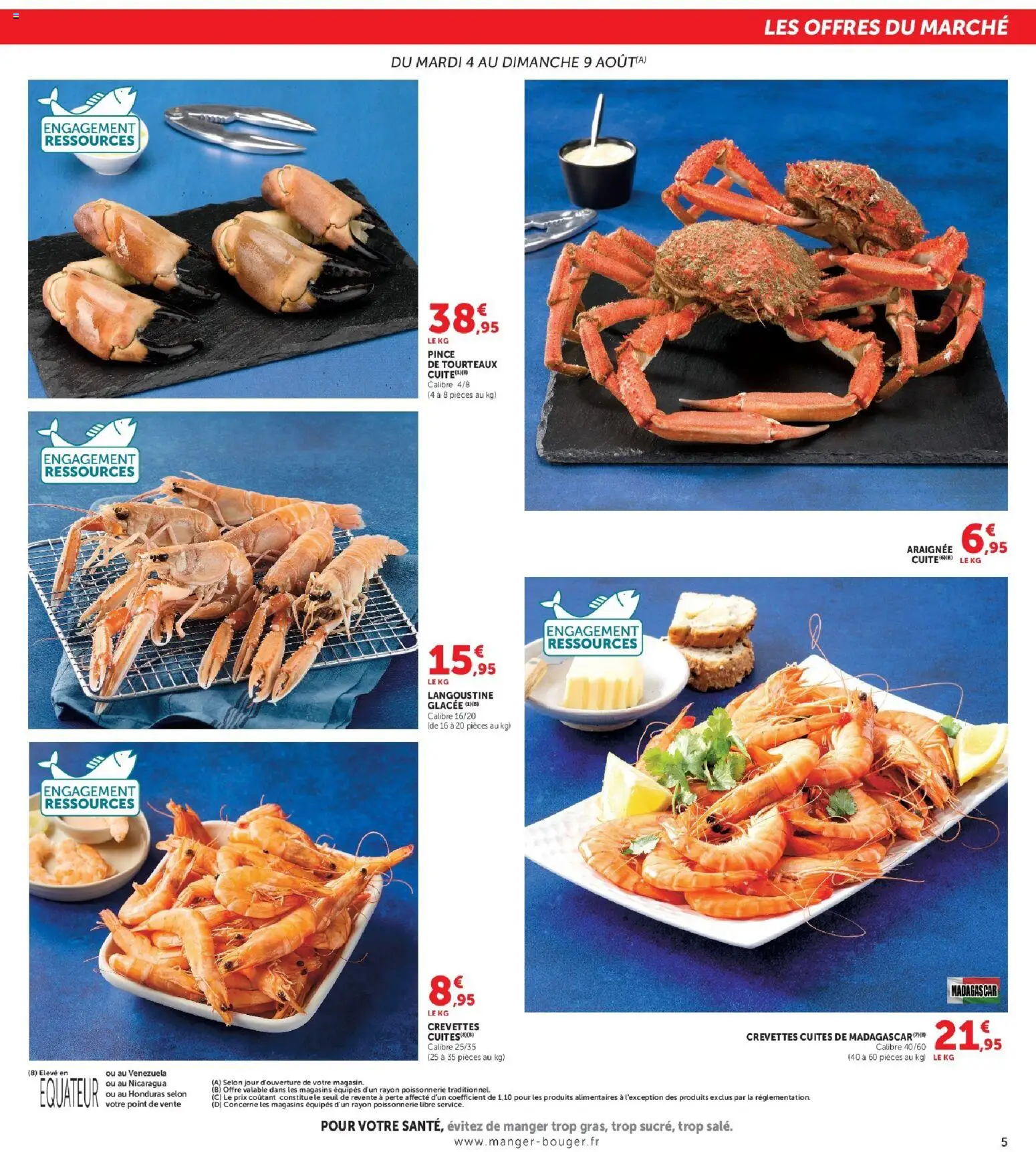 {H1} | Page: 5 | Produits: Poissonnerie, Crevettes