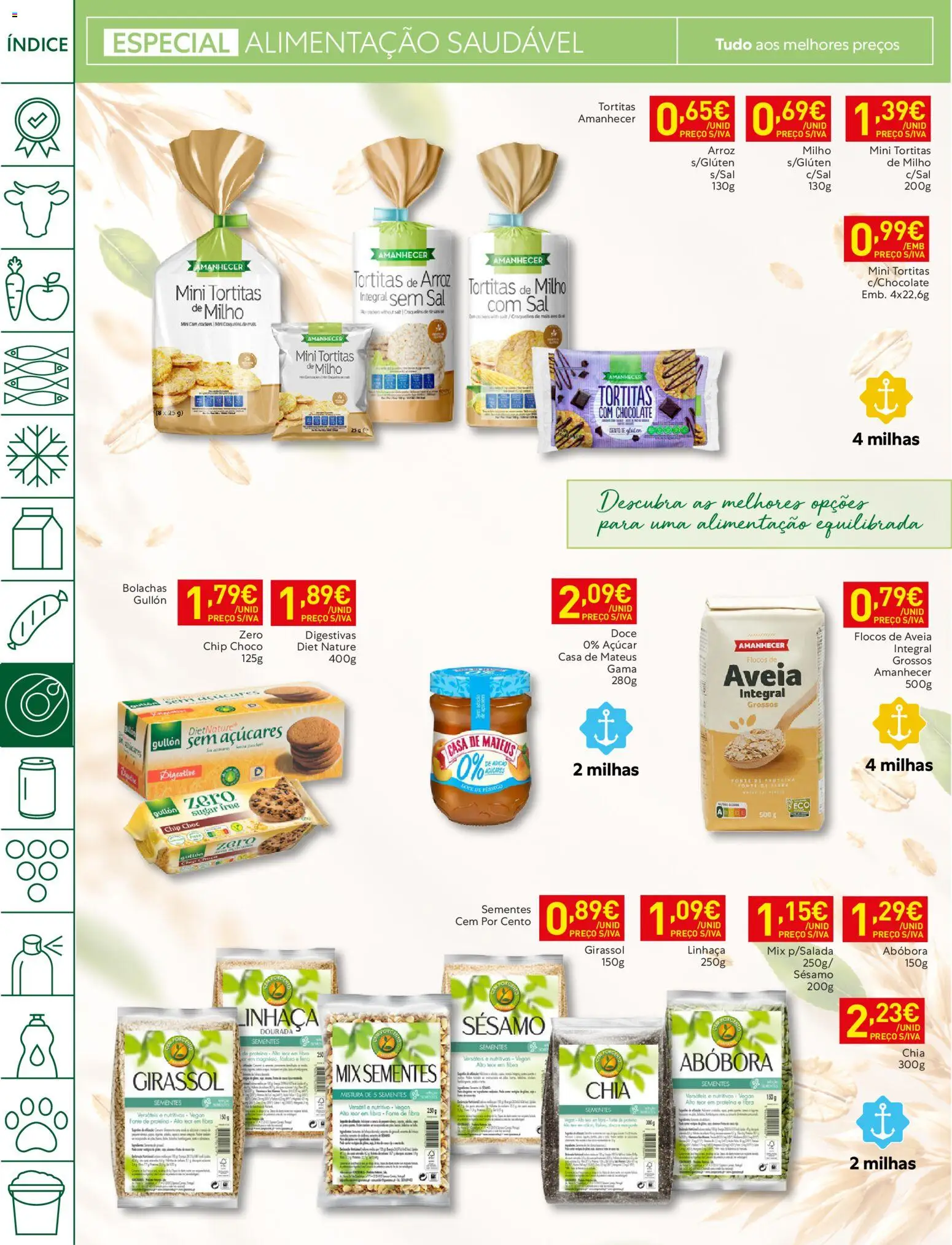 Recheio folheto Madeira │ válido de 06/10/2026 | Página: 18 | Produtos: Dourada, Sal, Flocos de aveia, Proteina