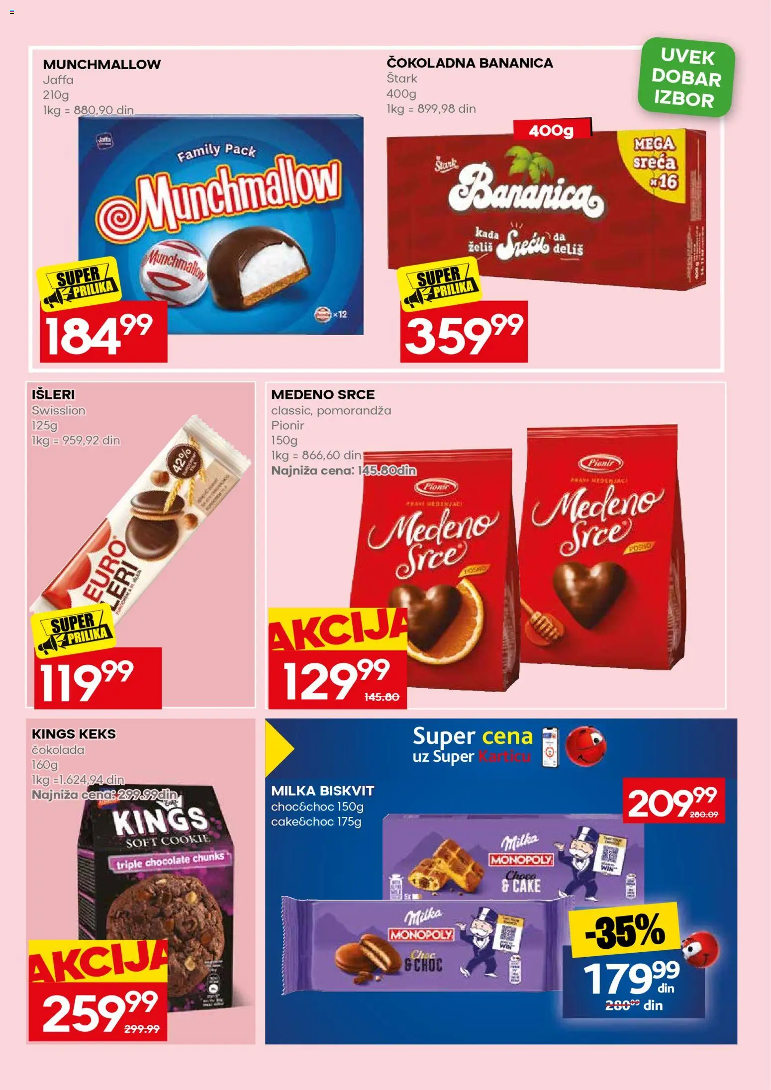 Mercator katalog - važi od 31.08.2026 | Strana: 39 | Proizvode: Milka, Munchmallow, Pomorandza, Čokolada