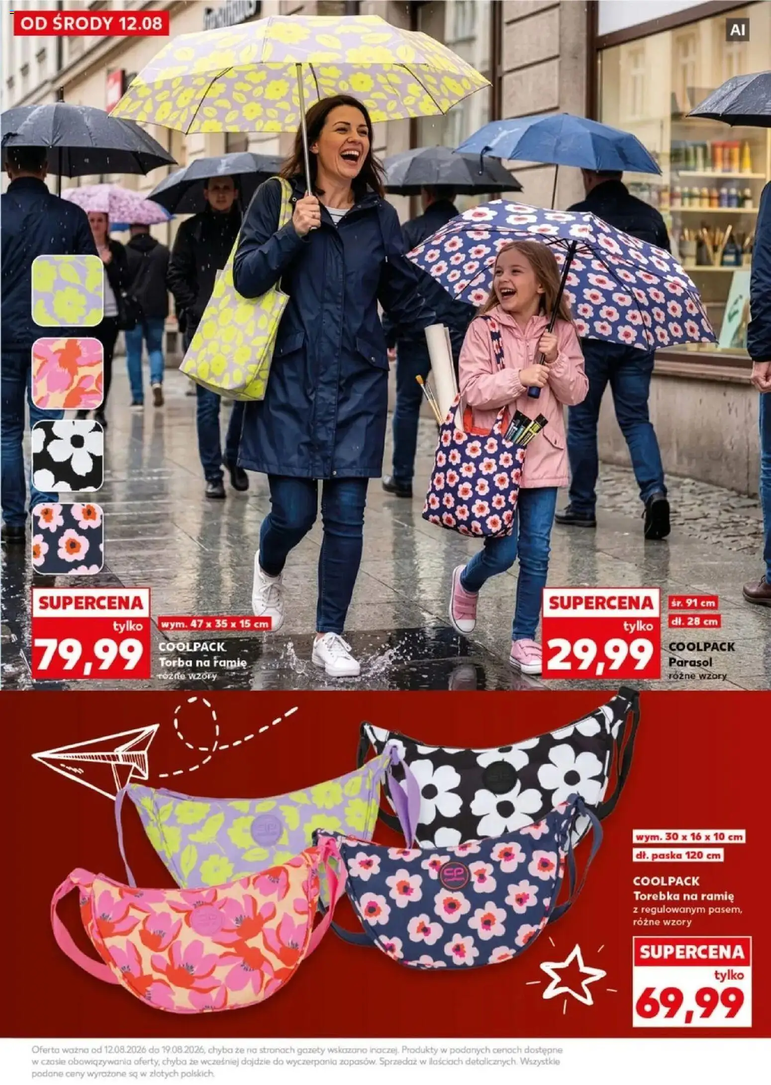 Kaufland gazetka - Wszystko do szkoły od 12.08.2026 - od jutra PDF | Strona: 39 | Produkty: Torebka, Parasol, Torba, Gazety
