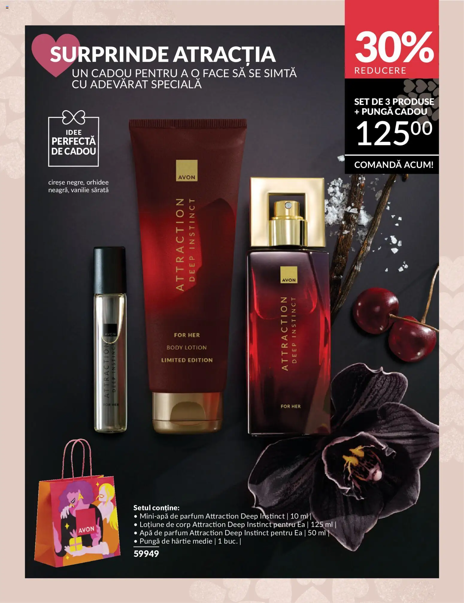 Noul catalog Avon – valabil de la 11.05.2026 | Pagină: 10 | Produse: Apă de parfum, Body, Cireșe, Apă