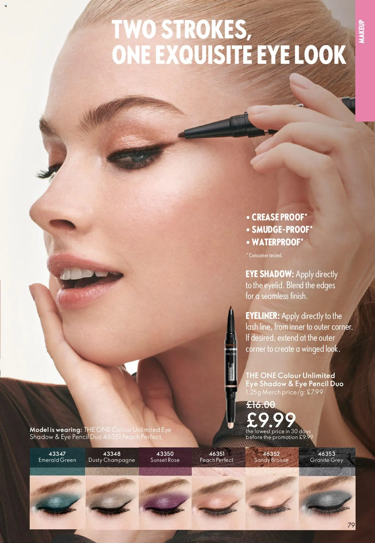 {H1} | Page: 79 | Products: Eye shadow, Eyeliner, Eye pencil, Champagne