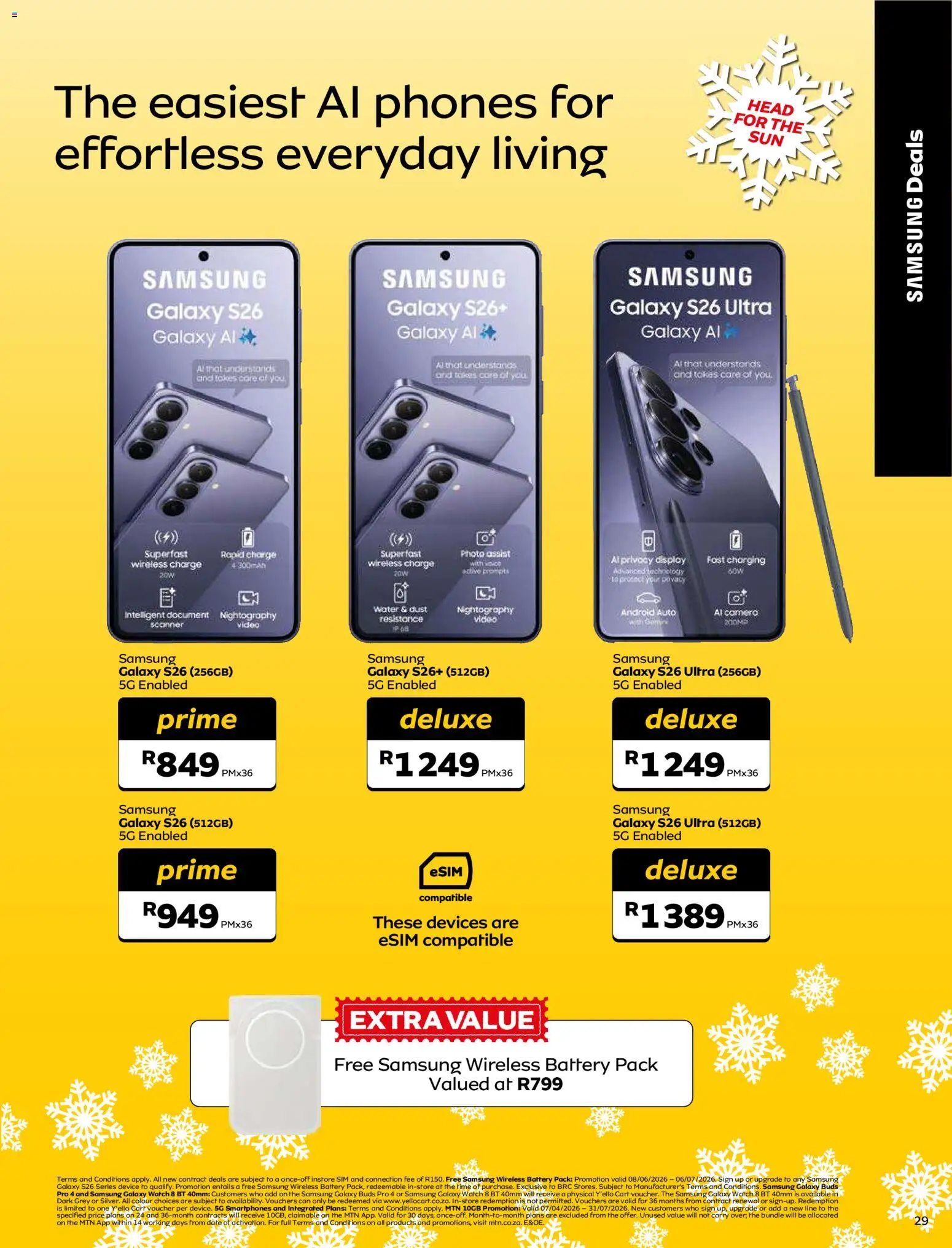 New MTN catalogue – valid from 08.06.2026 | Page: 29 | Products: Sim, Watch, Battery, Water
