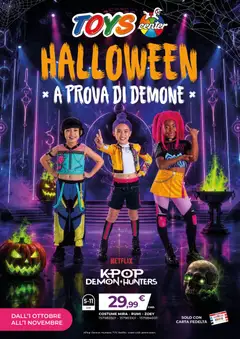 Anteprima del volantino Toys Center volantino Halloween valido a partire dal 01/10/2026
