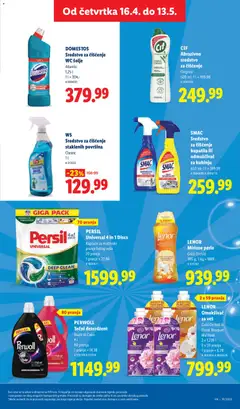 DOMESTOS Sredstvo za čišćenje WC šolje, Atlantic, 1,25 l - pregled Lidl kataloga - važi od 07.05.2026 | Strana: 39