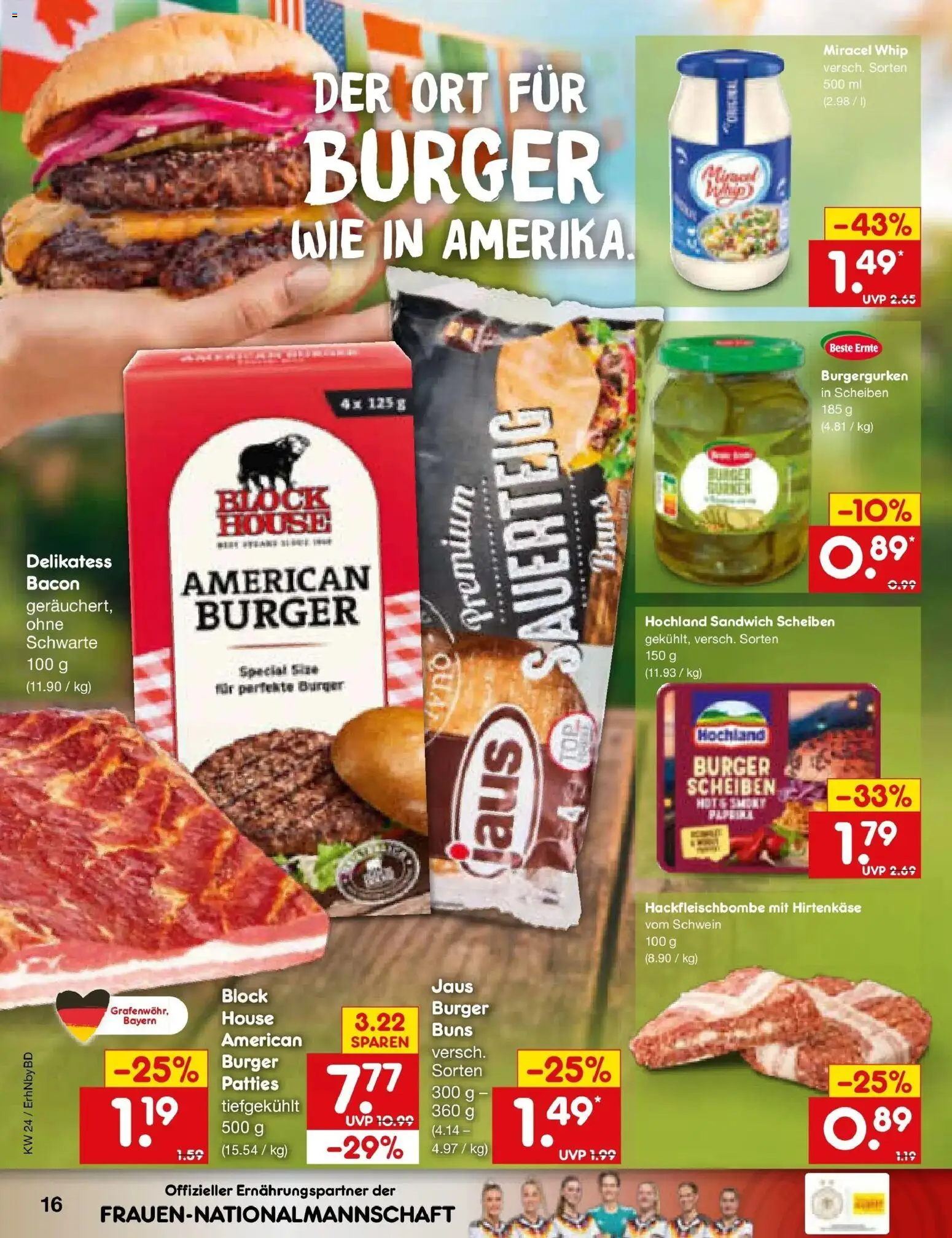 Netto Marken-Discount Prospekt Ergolding – gültig ab 08.06.2026 | Seite: 26 | Produkte: Burger, Miracel whip