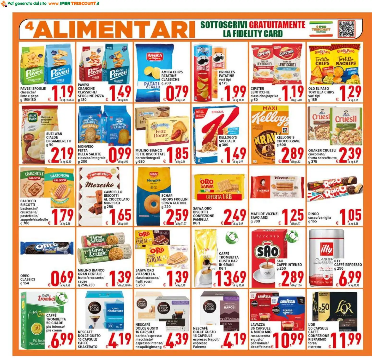 Volantino Ipertriscount del 29.05.2026 | Pagina: 4 | Prodotti: Caffè, Cacao, Lavazza, Frollini
