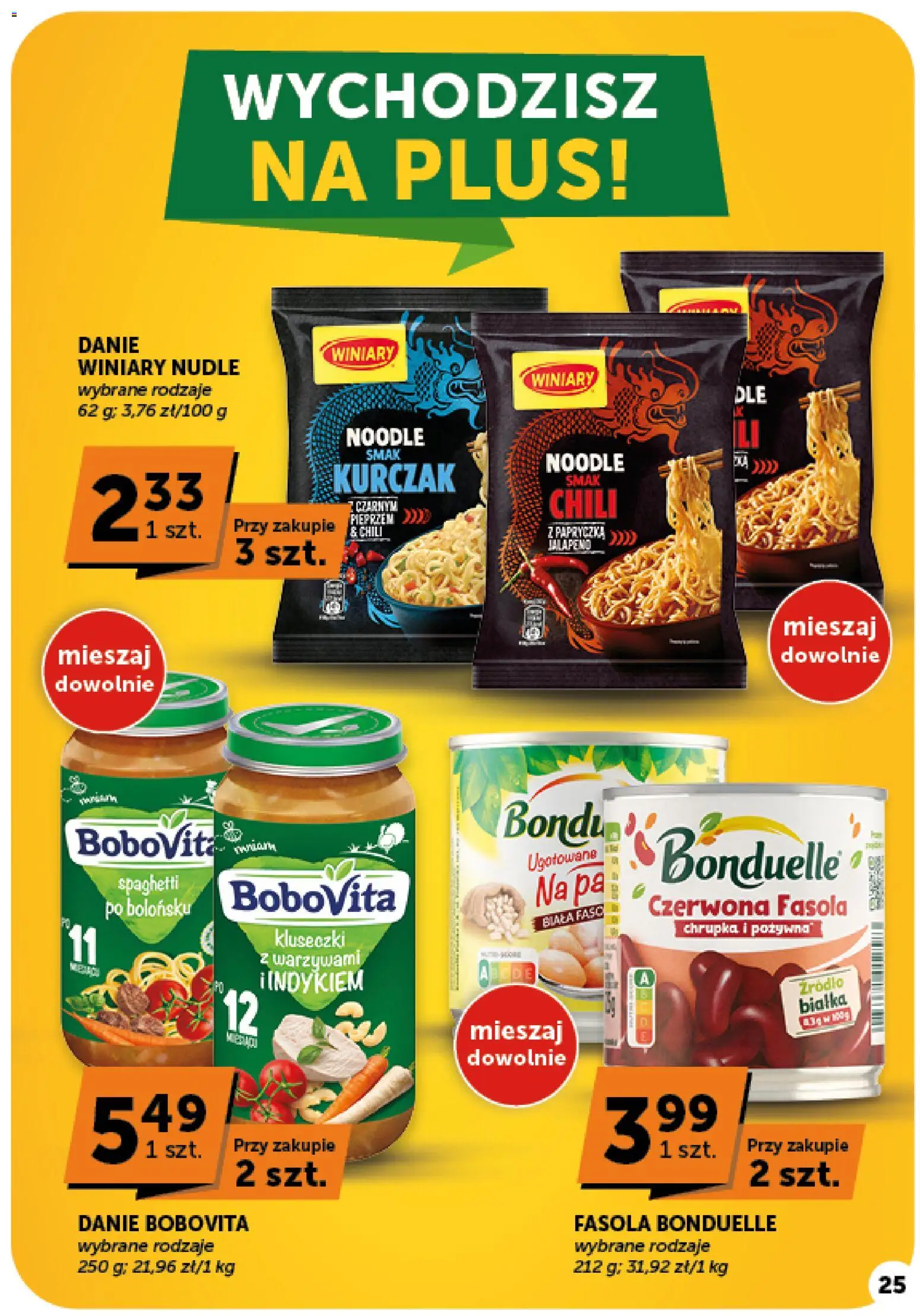 Euro Sklep gazetka od 08.10.2026 | Strona: 25 | Produkty: Czerwona fasola, Chili, Noodle, Fasola
