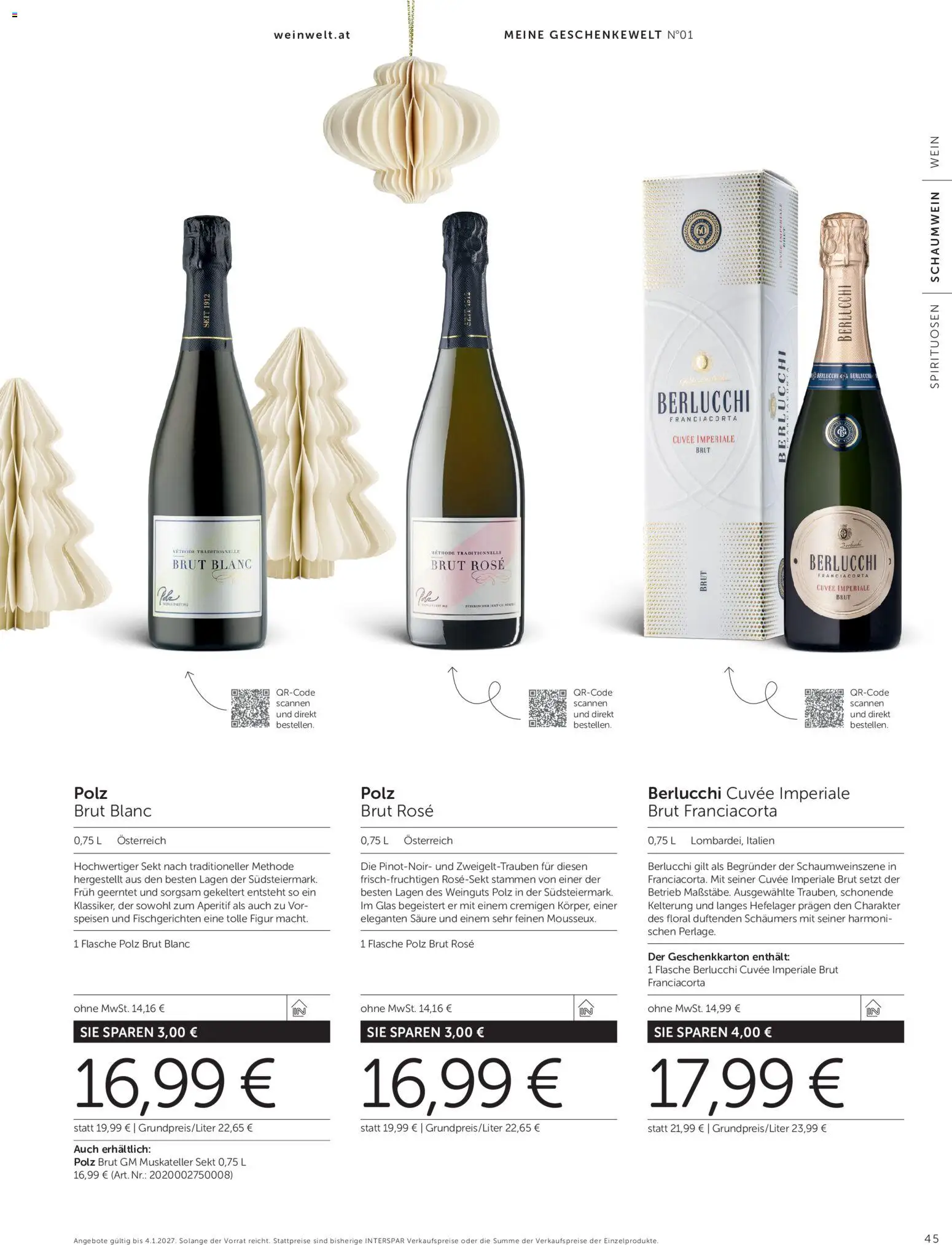 Interspar GESCHENKE WELT gültig ab 13.10.2026 | Seite: 45 | Produkte: Wein
