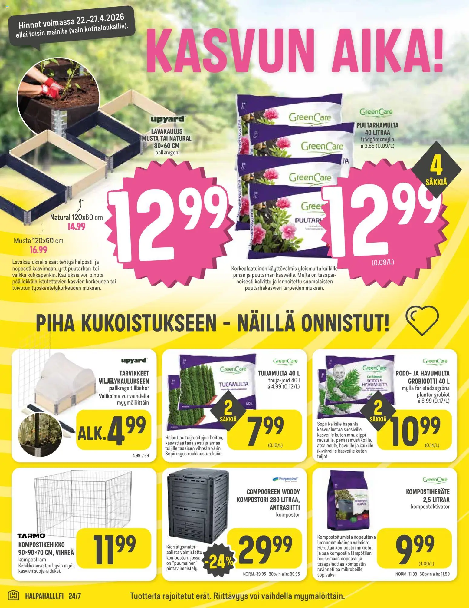 Halpa Halli tarjoukset – voimassa 22.04.2026 alkaen | Sivu: 12 | Tuotteet: Multa, Voi