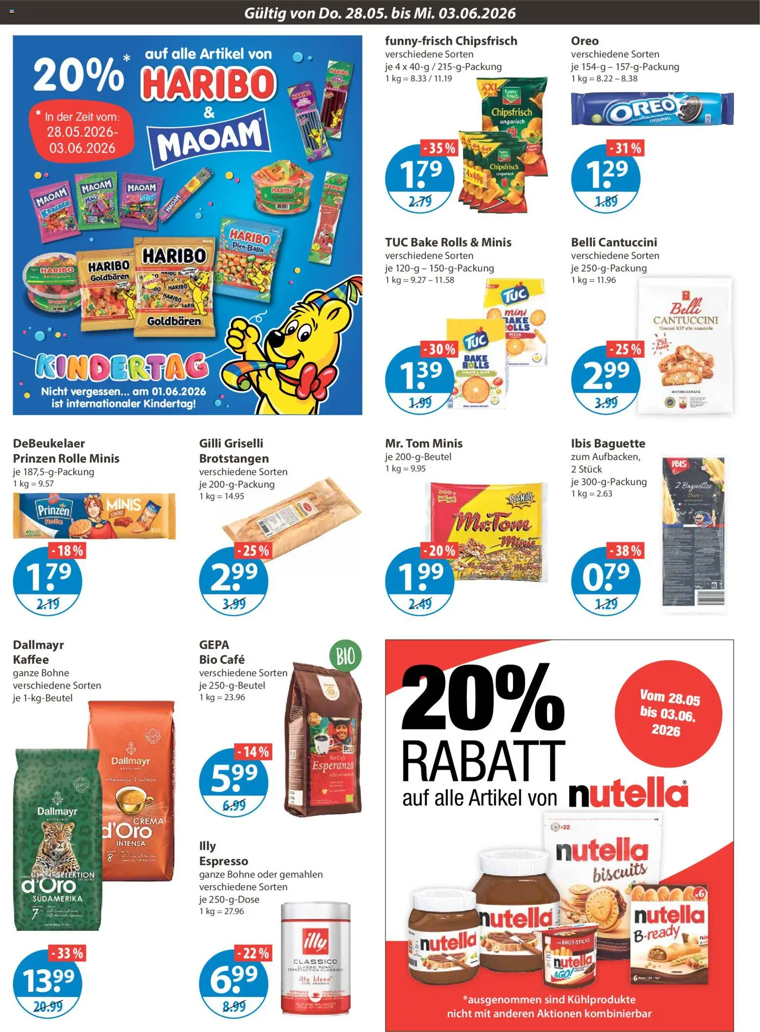 V-Markt Angebote – gültig ab 28.05.2026 | Seite: 8 | Produkte: Kaffee, Baguette, Dallmayr, Brot