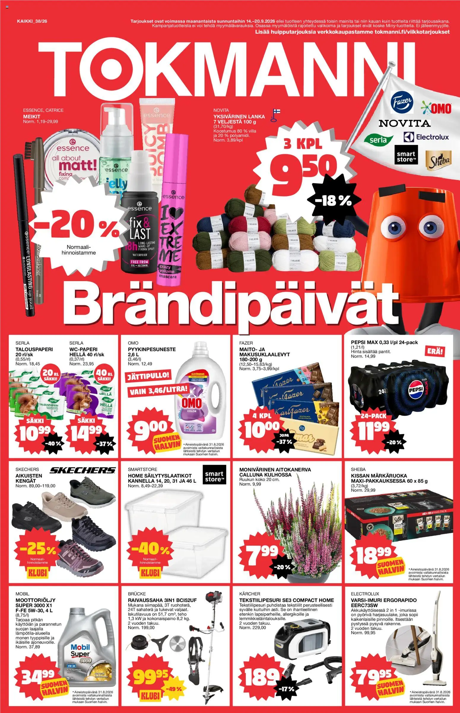 Tokmanni tarjoukset – voimassa 14/09/2026 alkaen | Sivu: 1