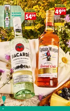 Pogląd oferty "Biedronka gazetka - Czas na toast" - ważna od 27.07.2026 | Strona: 30 | Produkty: Szklanka, Rum Bacardi, Bacardi Rum, Captain Morgan