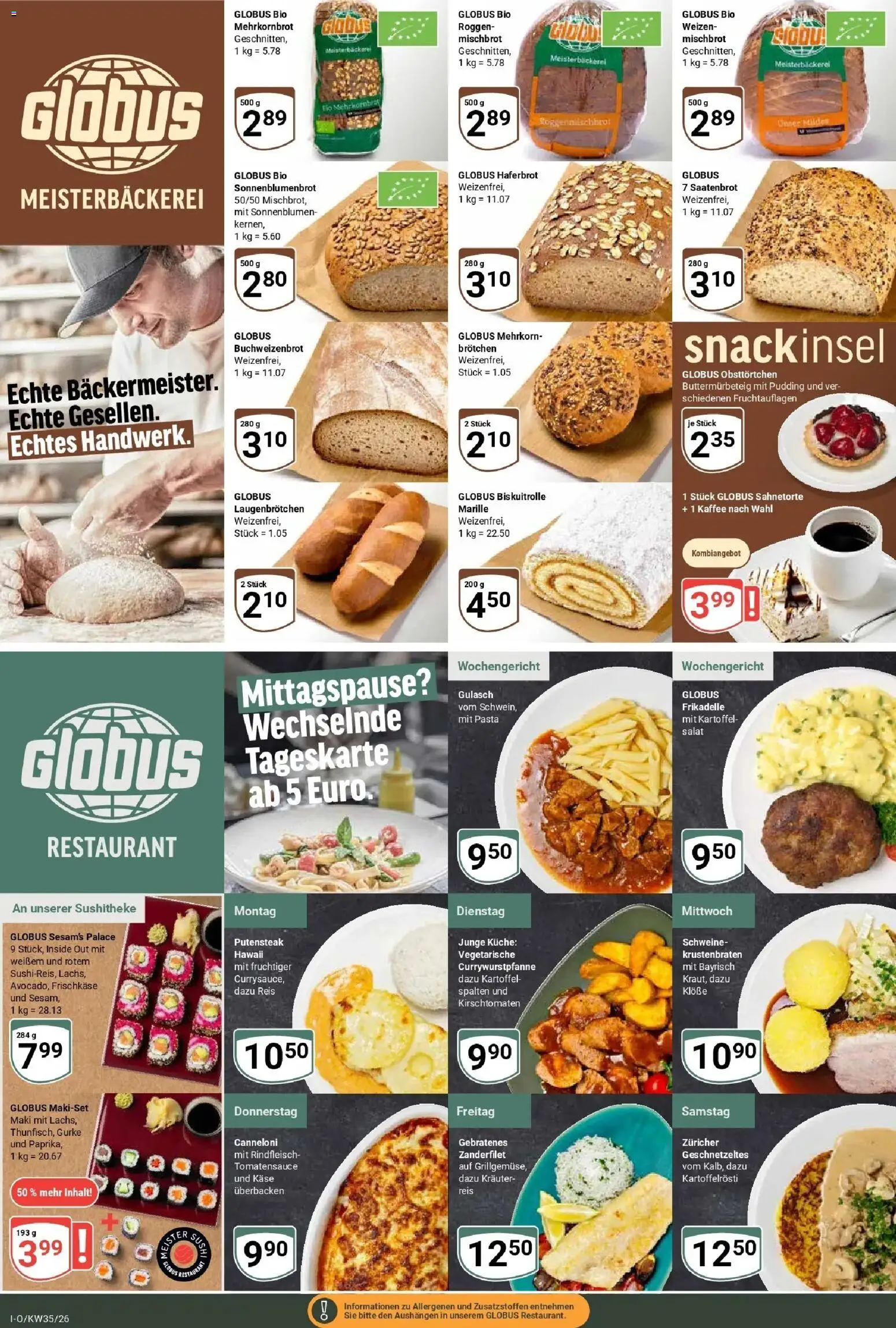 Globus Prospekt Idar-Oberstein (ab 24.08.2026) » Angebote online | Seite: 10 | Produkte: Küche, Pudding, Rindfleisch, Kirschtomaten