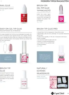 Crystal Nails 2026/27 Nagykatalógus - amely érvényes a következő dátumtól: 09.03.2026 | Oldal: 95 | Termékek: Ragasztó, Ecset