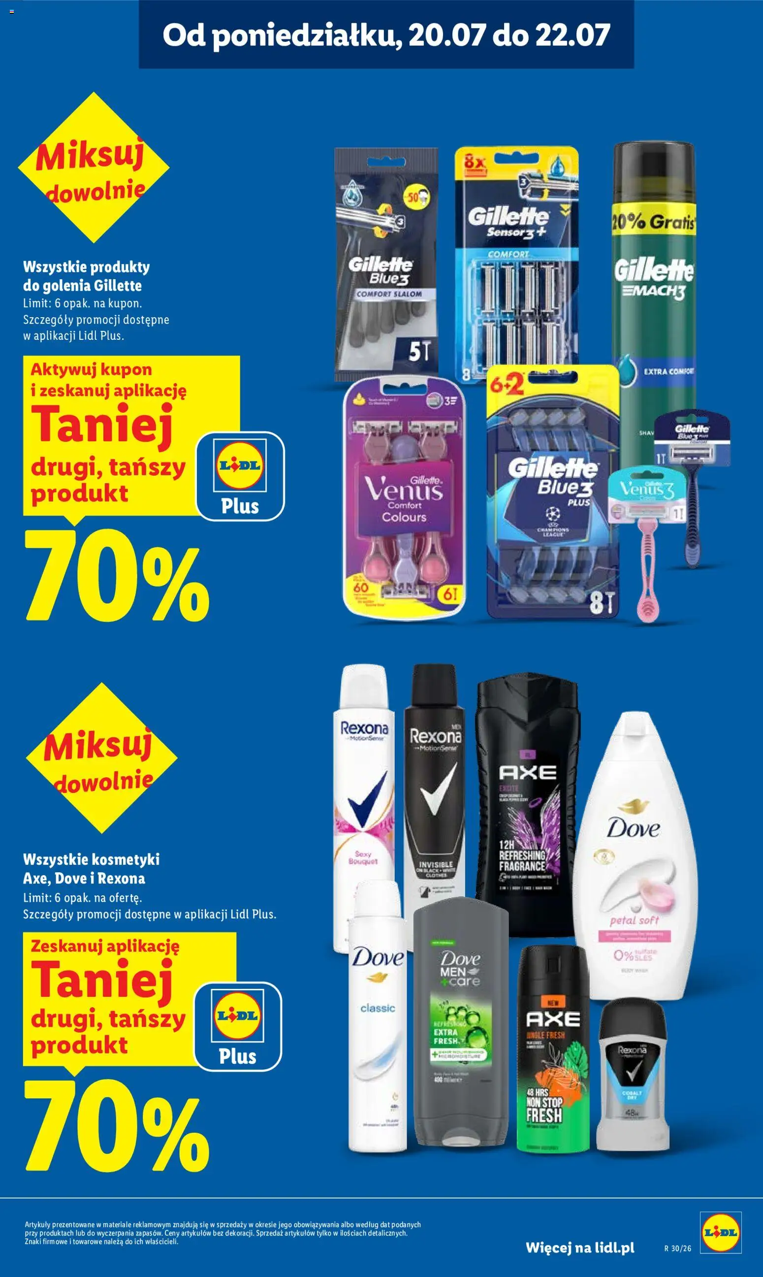 Lidl gazetka od 20.07.2026 | Strona: 19 | Produkty: Kosmetyki, Prysznic, Body, Żel pod prysznic