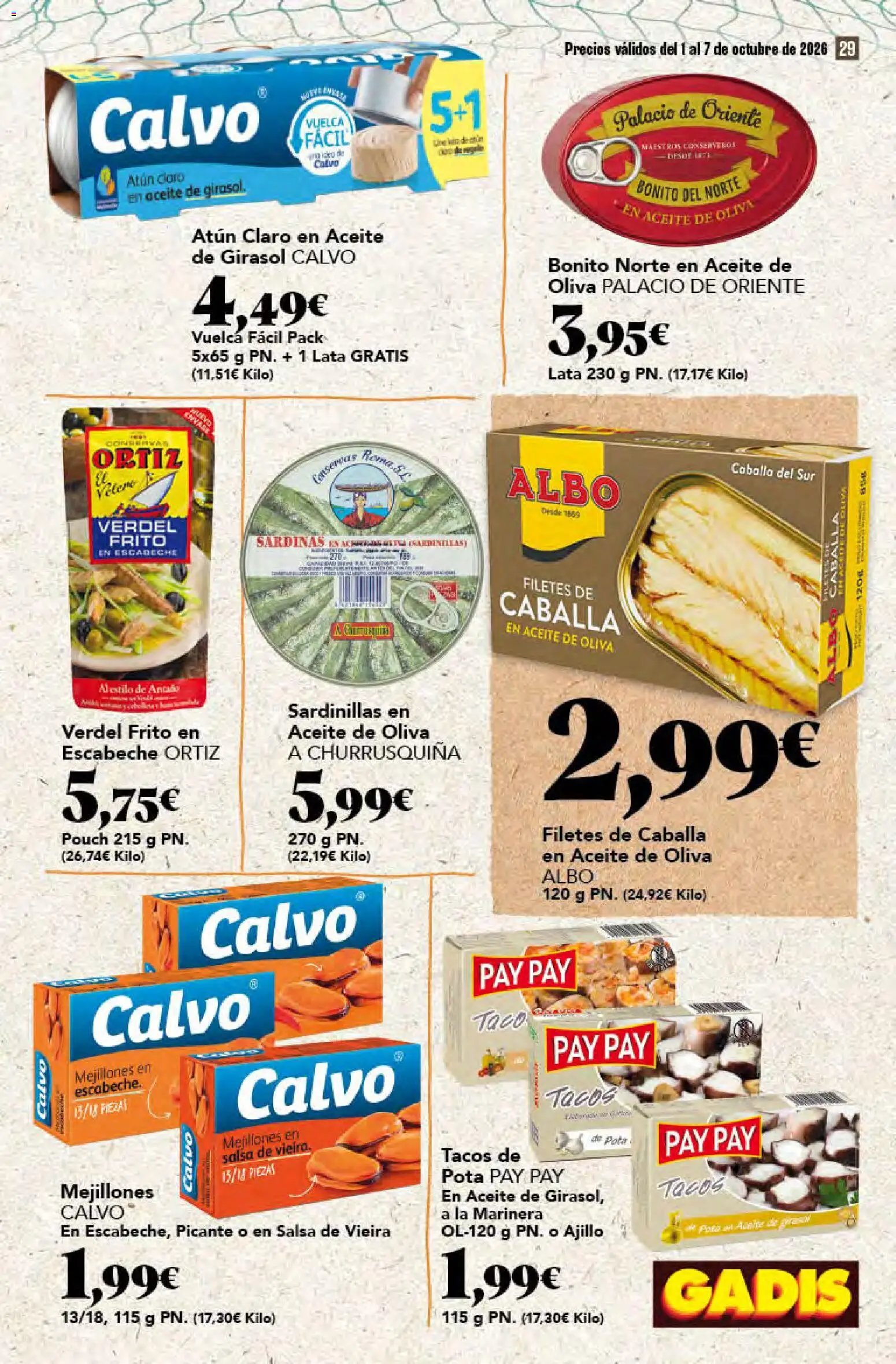 Gadis - folleto │ válido desde el 01/10/2026 | Página: 29