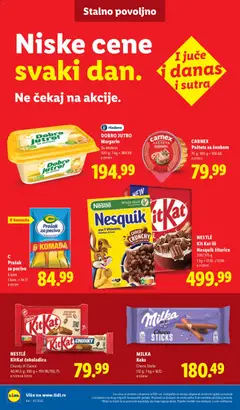 MILKA Keks, Choco Sticks, 112 g; 1 kg = 1612.- - pregled Lidl kataloga - važi od 08.10.2026 | Strana: 44 | Proizvode: Milka, Margarin, Prašak za pecivo, Pecivo