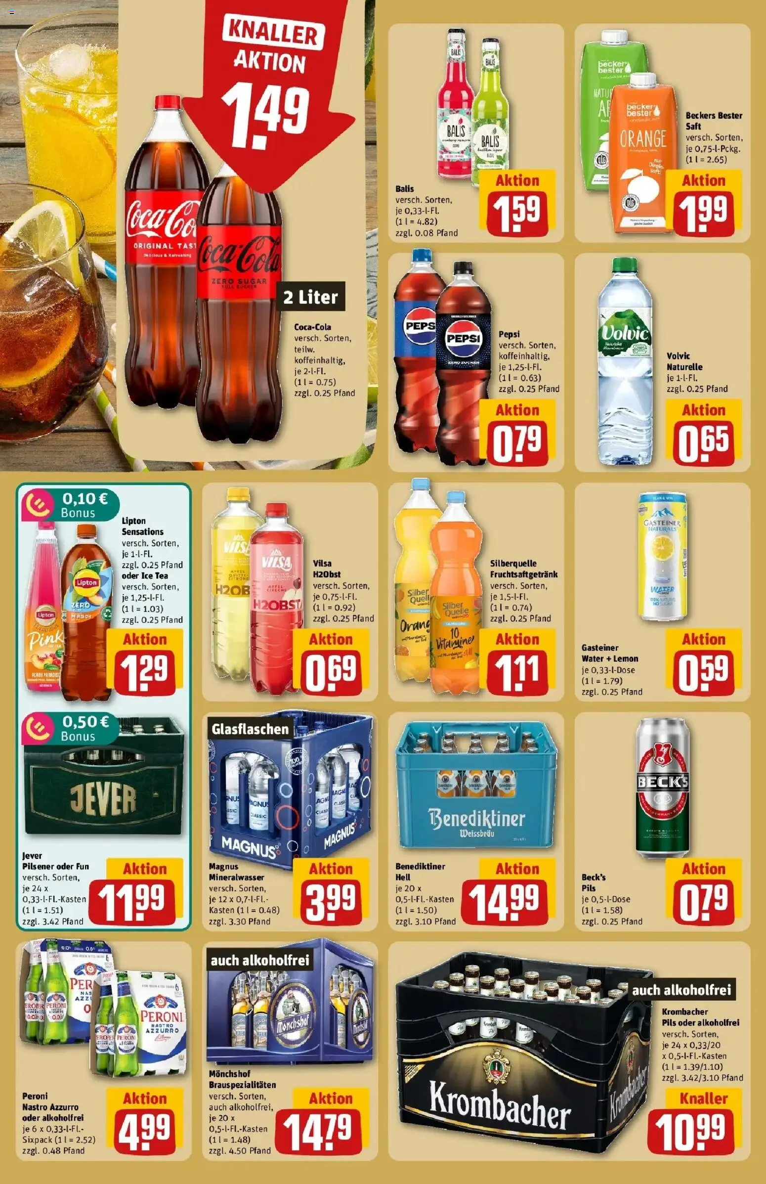 REWE Prospekt ab 24.08.2026 zum Blättern » Angebote | Seite: 20 | Produkte: Coca cola, Pils, Saft, Volvic