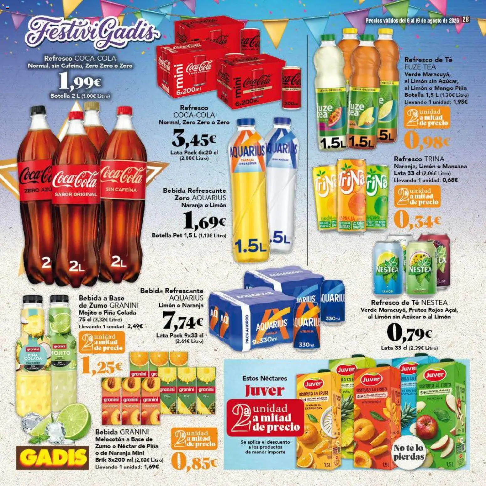 Gadis folleto │ válido desde el 06/08/2026 | Página: 28