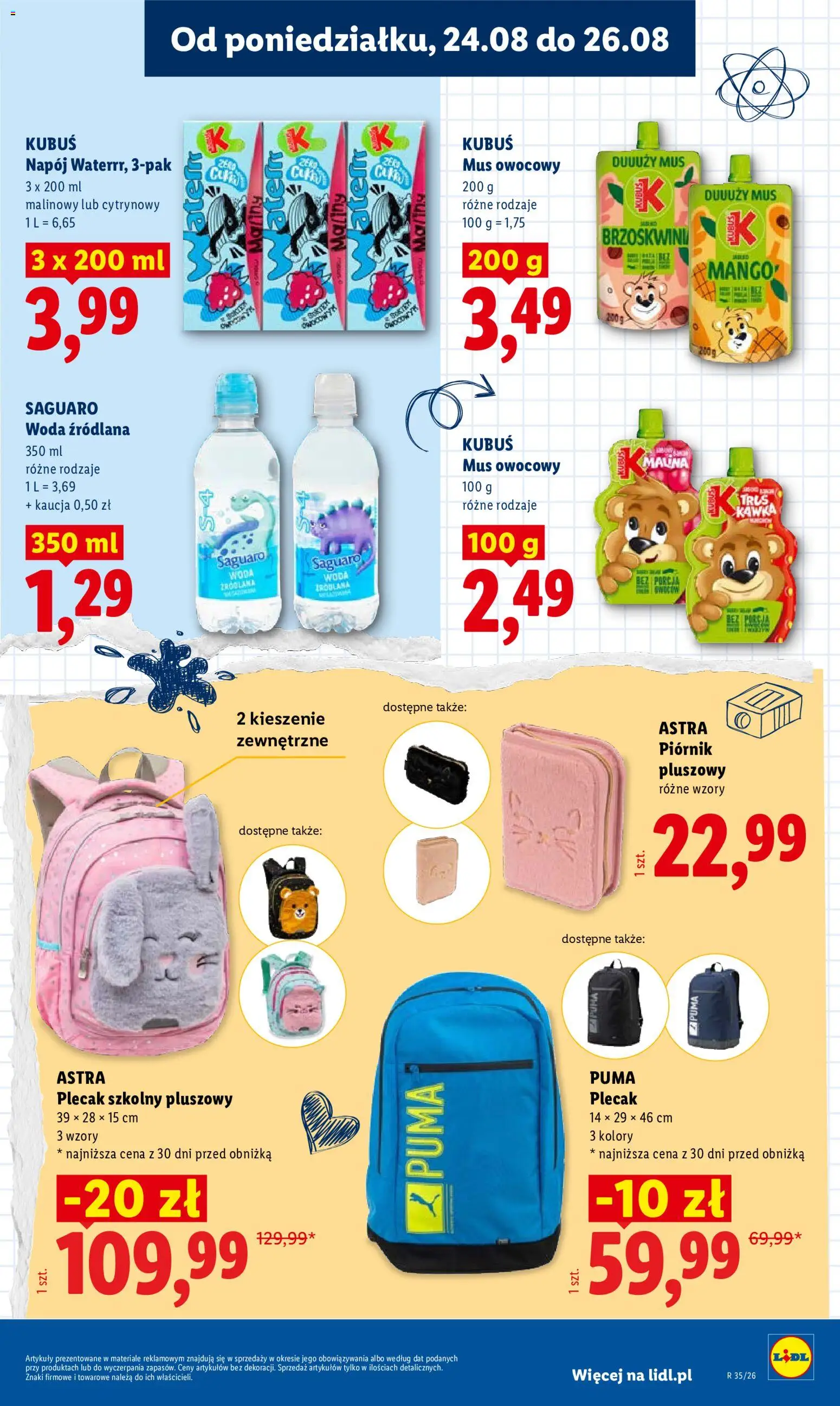 Lidl Polsko leták od 24.08.2026 | Strana: 69 | Produkty: Mango, Saguaro, Maliny