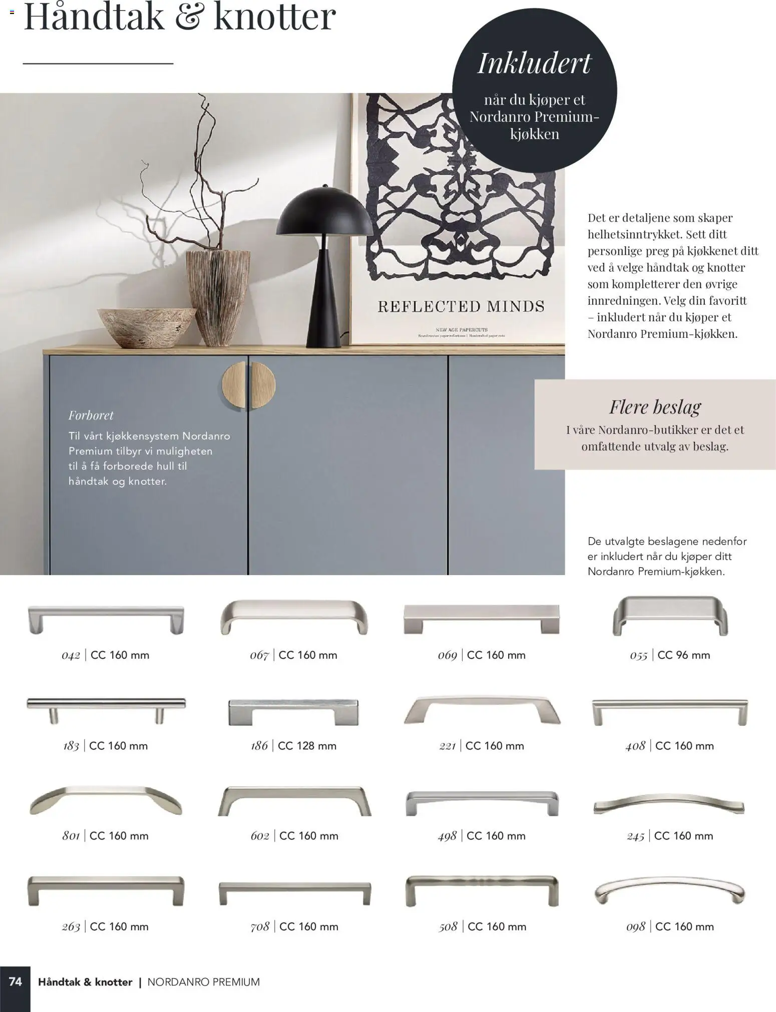{H1} | Side: 74 | Produkter: Knotter, Håndtak