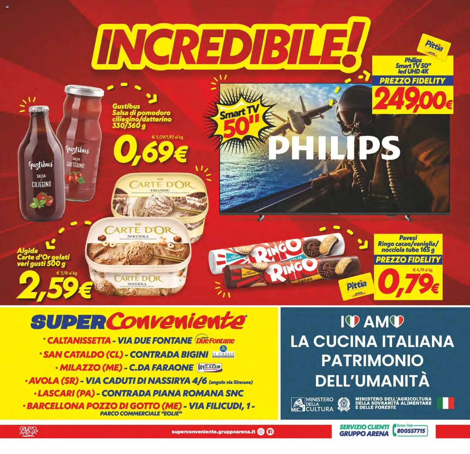 Volantino SuperConveniente del 30/06/2026 | Pagina: 28 | Prodotti: smart TV, Pomodoro, Tubo, TV