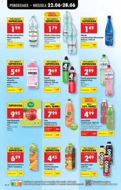 Pogląd oferty "Smoothie Vital Fresh, 750 ml:, Smoothie Vital Fresh, 750 ml: guava-jabłko-banan-winogrono, granat-czerwone winogrono-banan-jagoda" - ważna od 22.06.2026 | Strona: 76